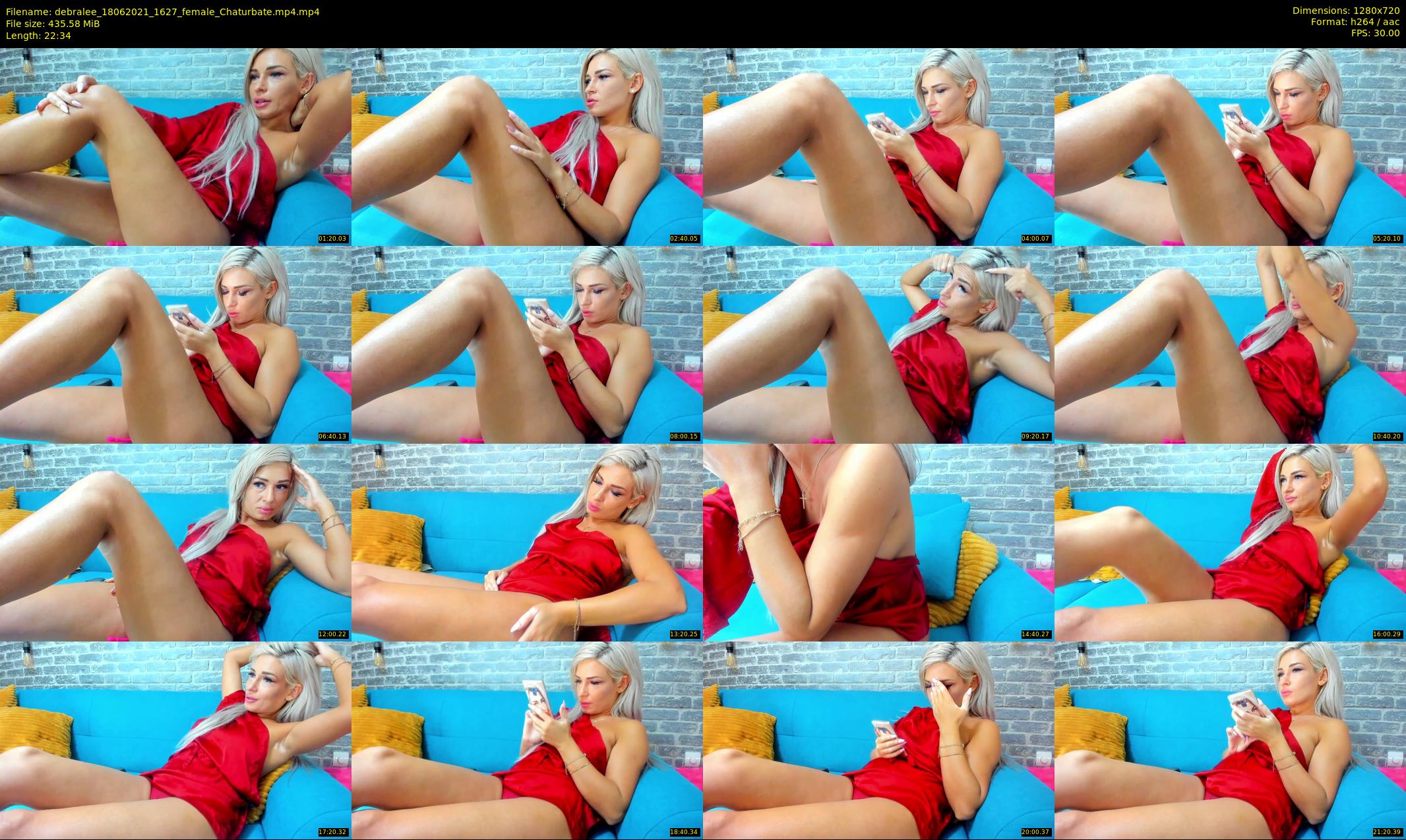 debralee — 23 minute Chaturbate female cam show recording, 720p, Jun 18, 2021