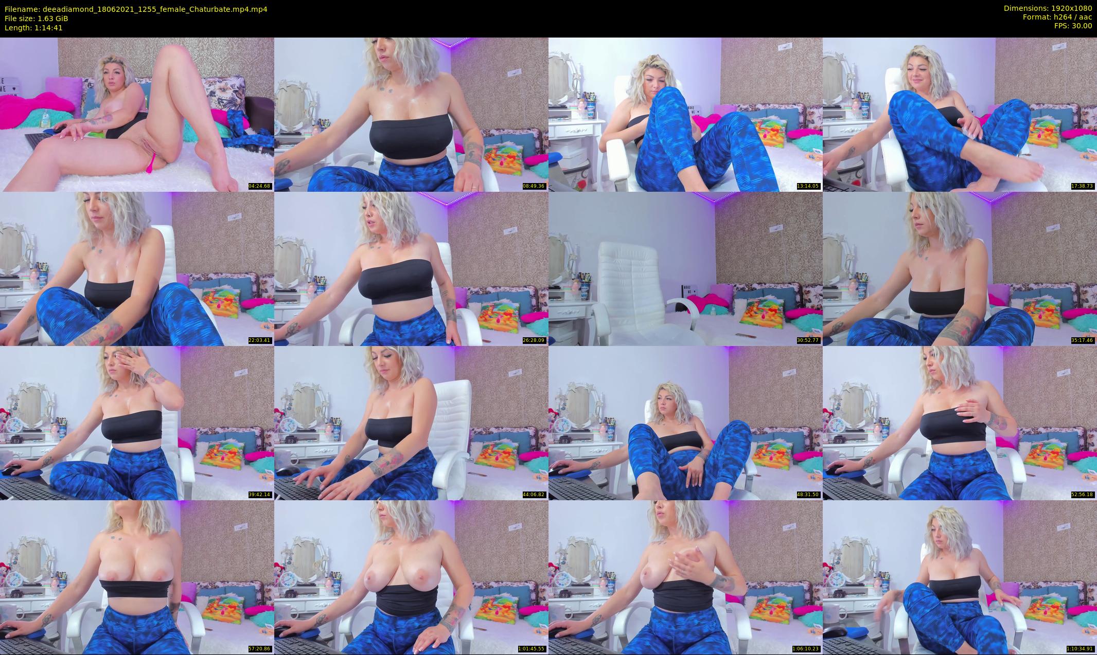 deeadiamond — 75 minute Chaturbate female cam show recording, 1080p, Jun 18, 2021