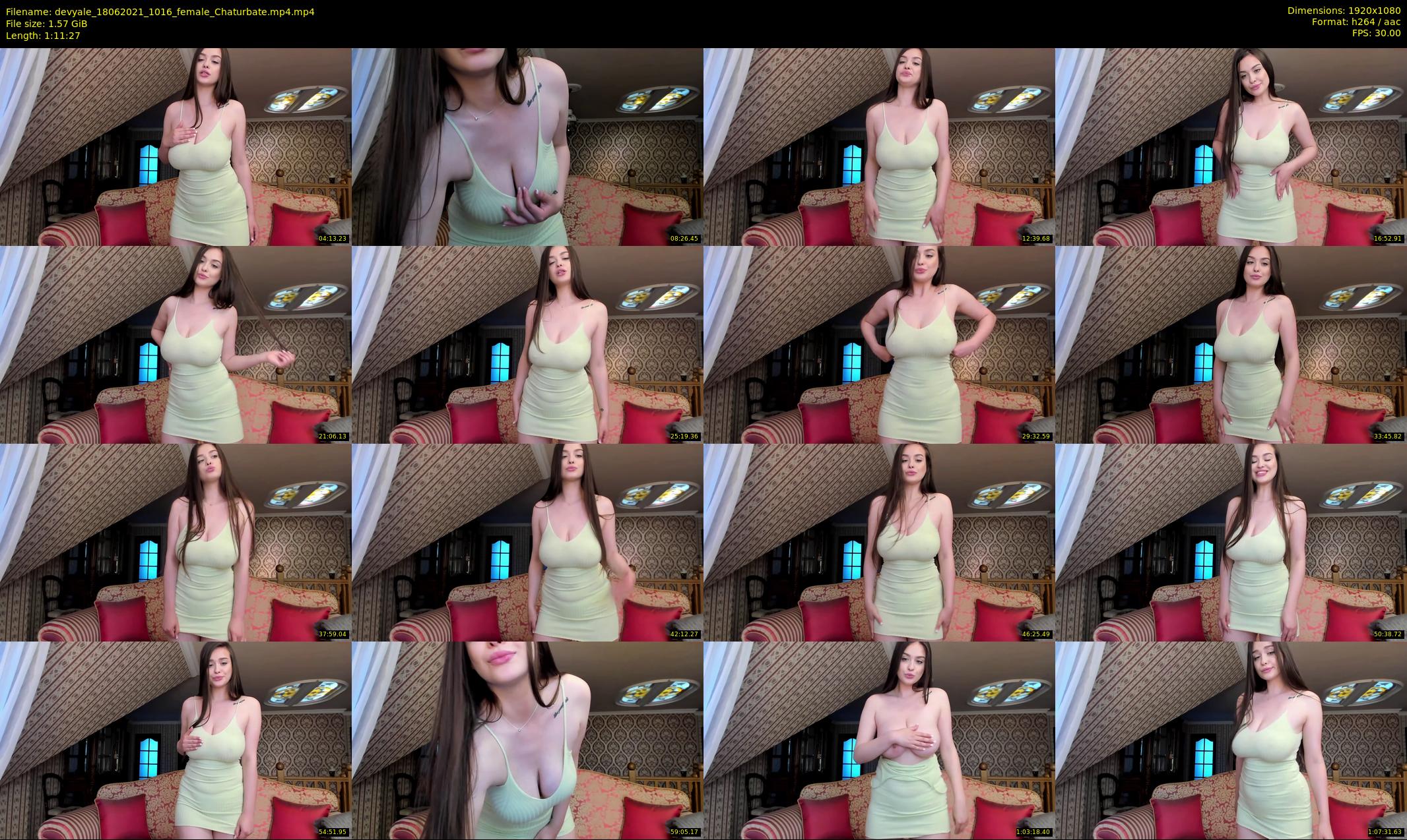 devyale — 72 minute Chaturbate female cam show recording, 1080p, Jun 18, 2021