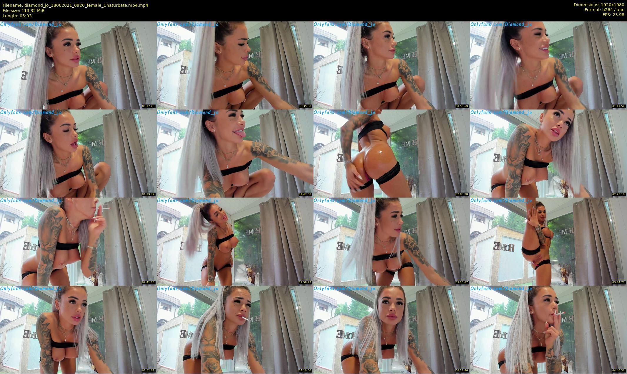 diamond_jo — 6 minute Chaturbate female cam show recording, 1080p, Jun 18, 2021