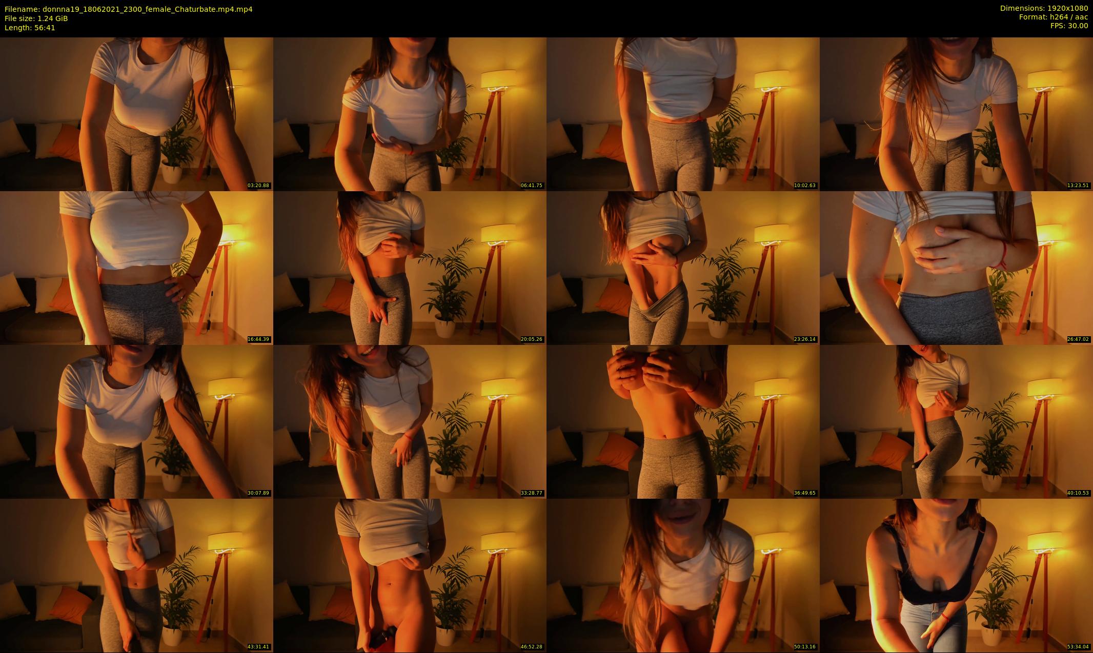 donnna19 — 57 minute Chaturbate female cam show recording, 1080p, Jun 18, 2021