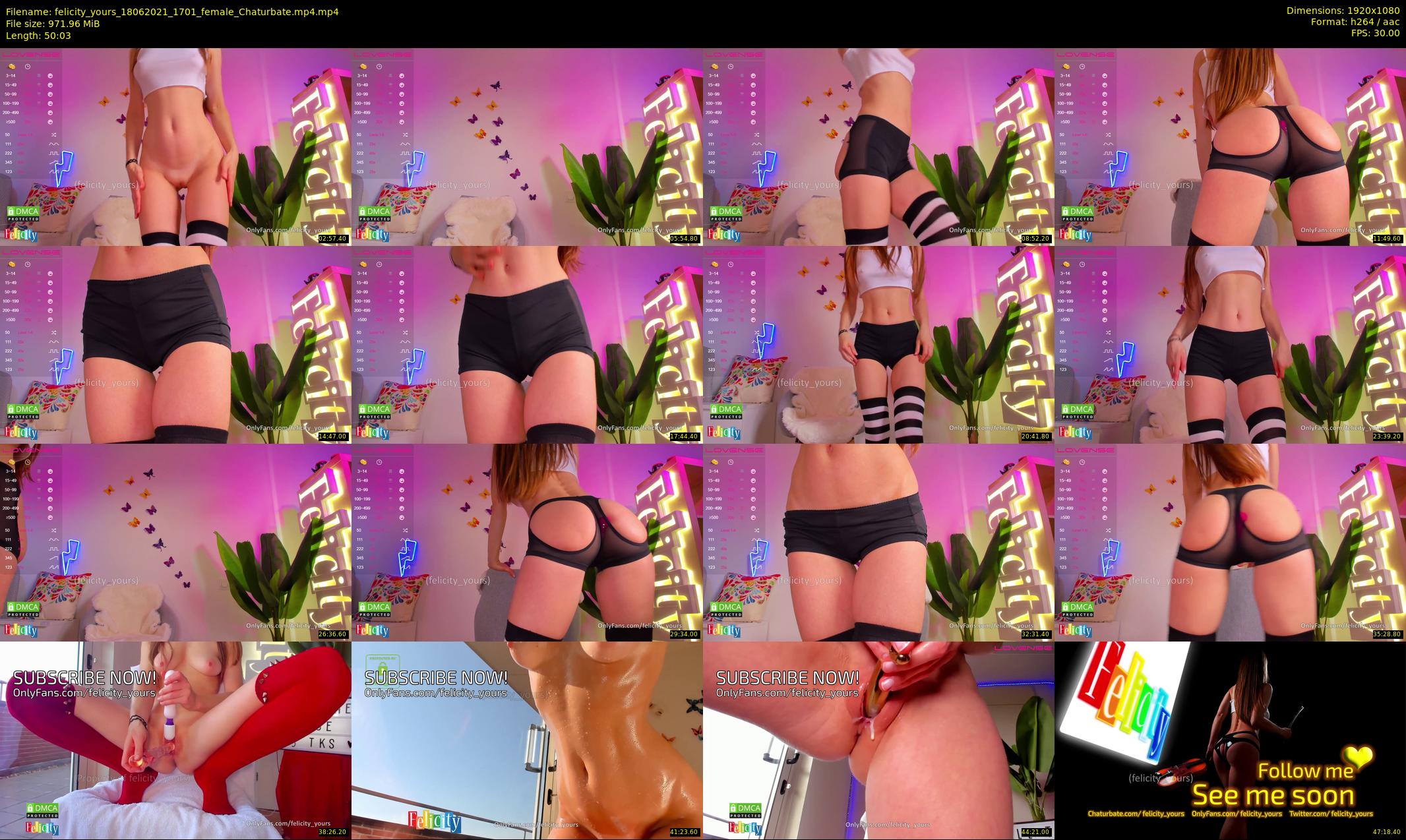 felicity_yours — 51 minute Chaturbate female cam show recording, 1080p, Jun 18, 2021
