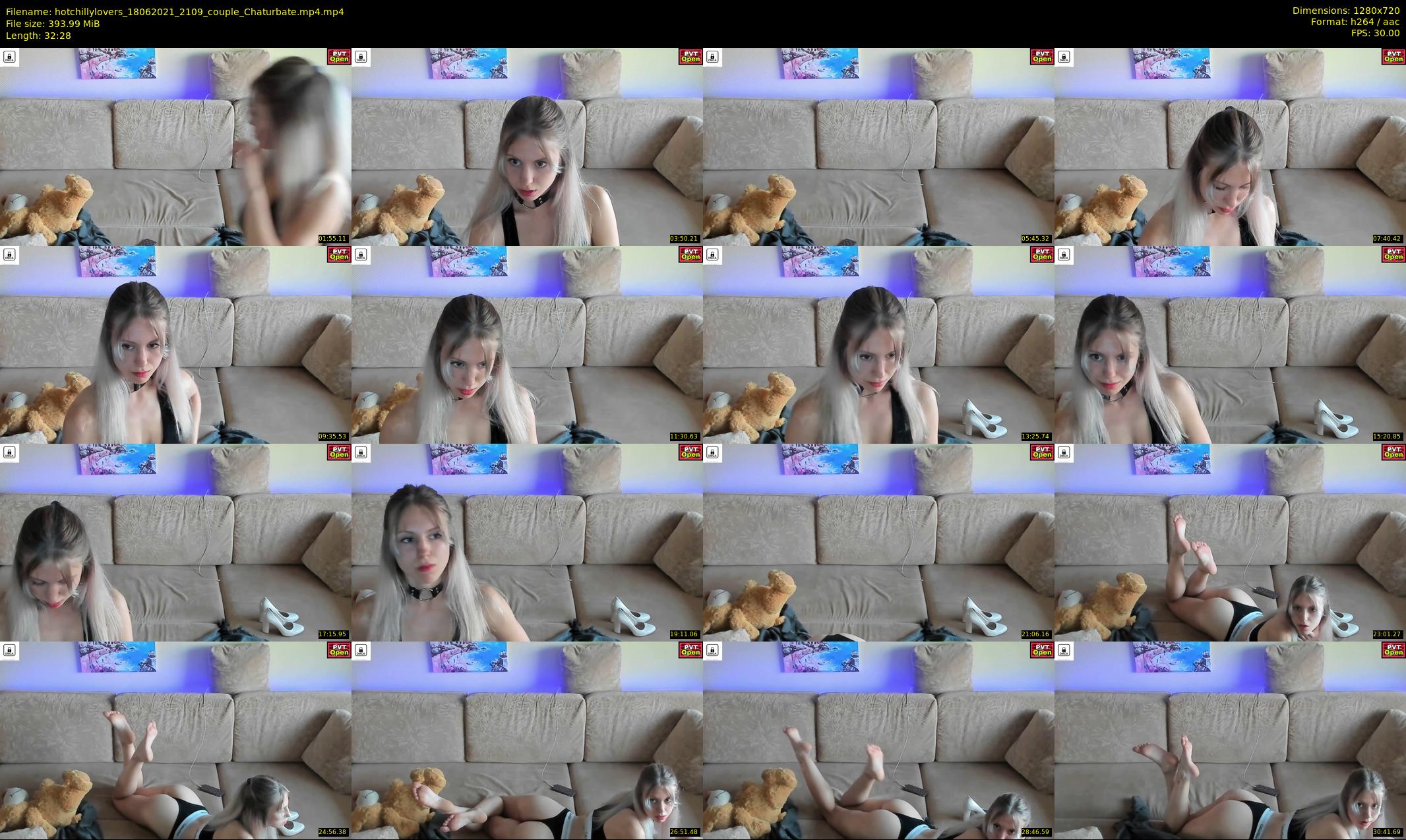hotchillylovers — 33 minute Chaturbate couple cam show recording, 720p, Jun 18, 2021