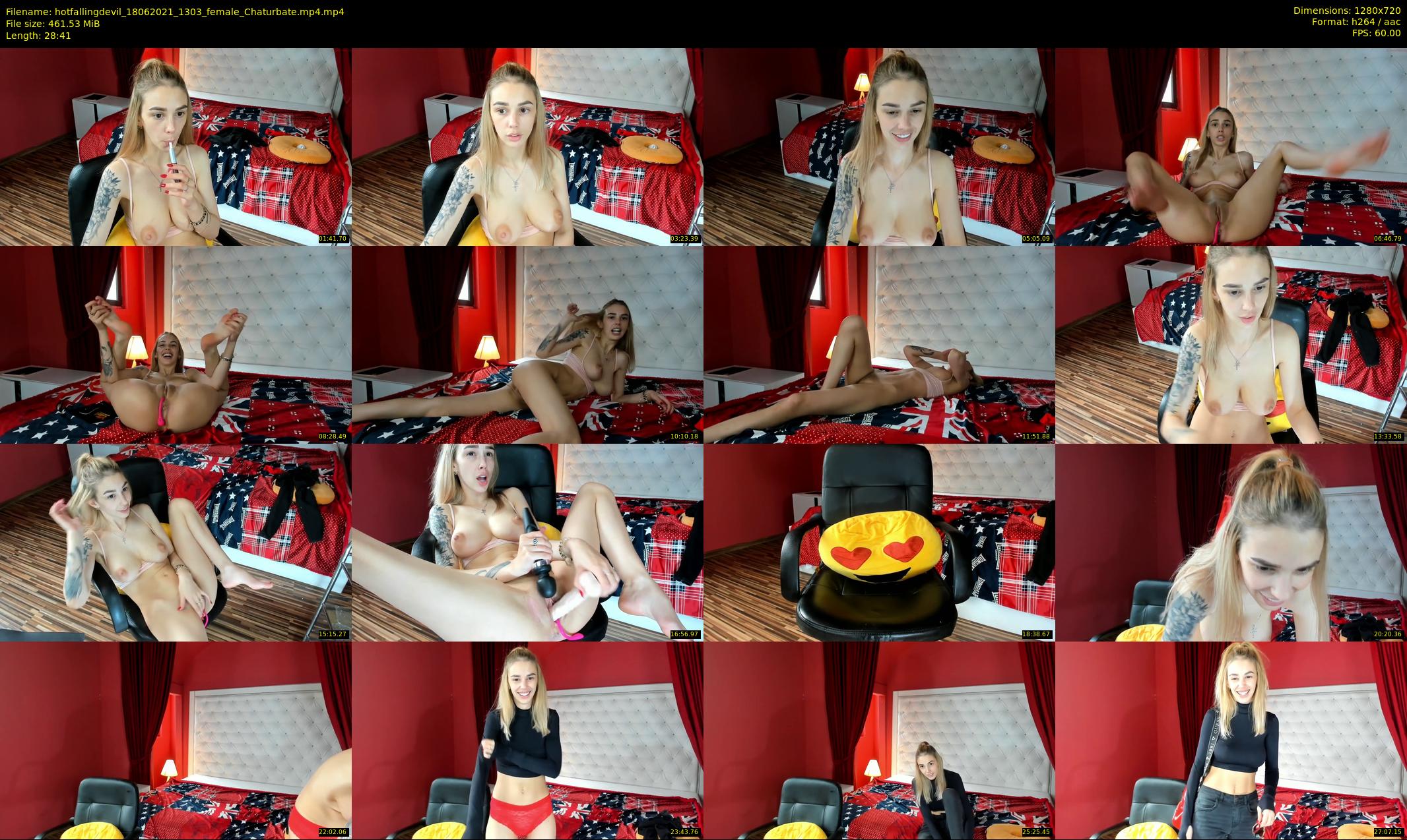 hotfallingdevil — 29 minute Chaturbate female cam show recording, 720p, Jun 18, 2021
