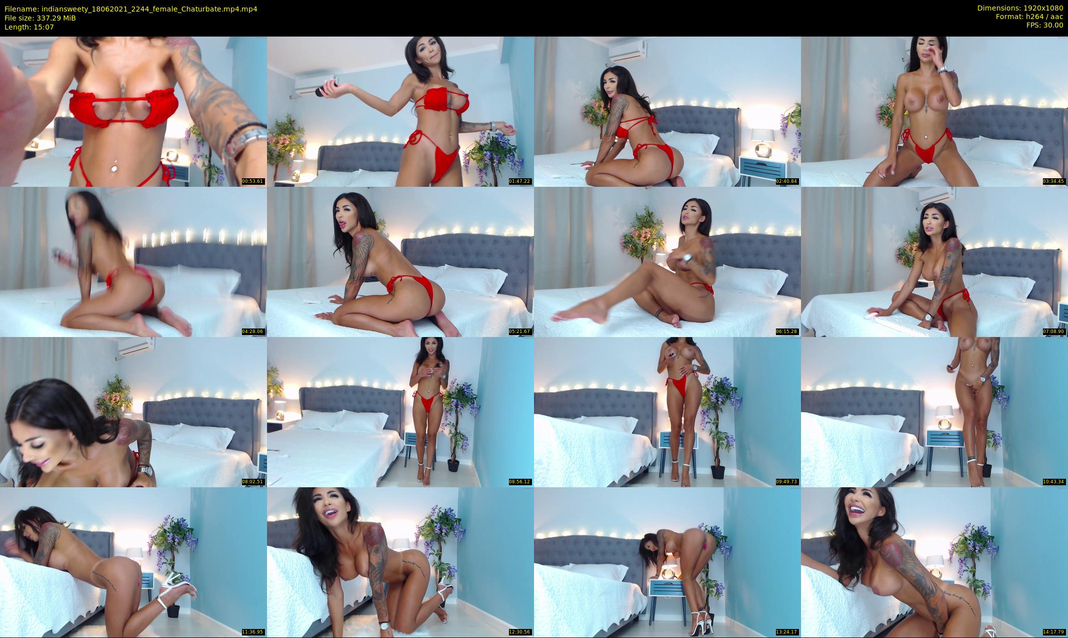 indiansweety — 16 minute Chaturbate female cam show recording, 1080p, Jun 18, 2021