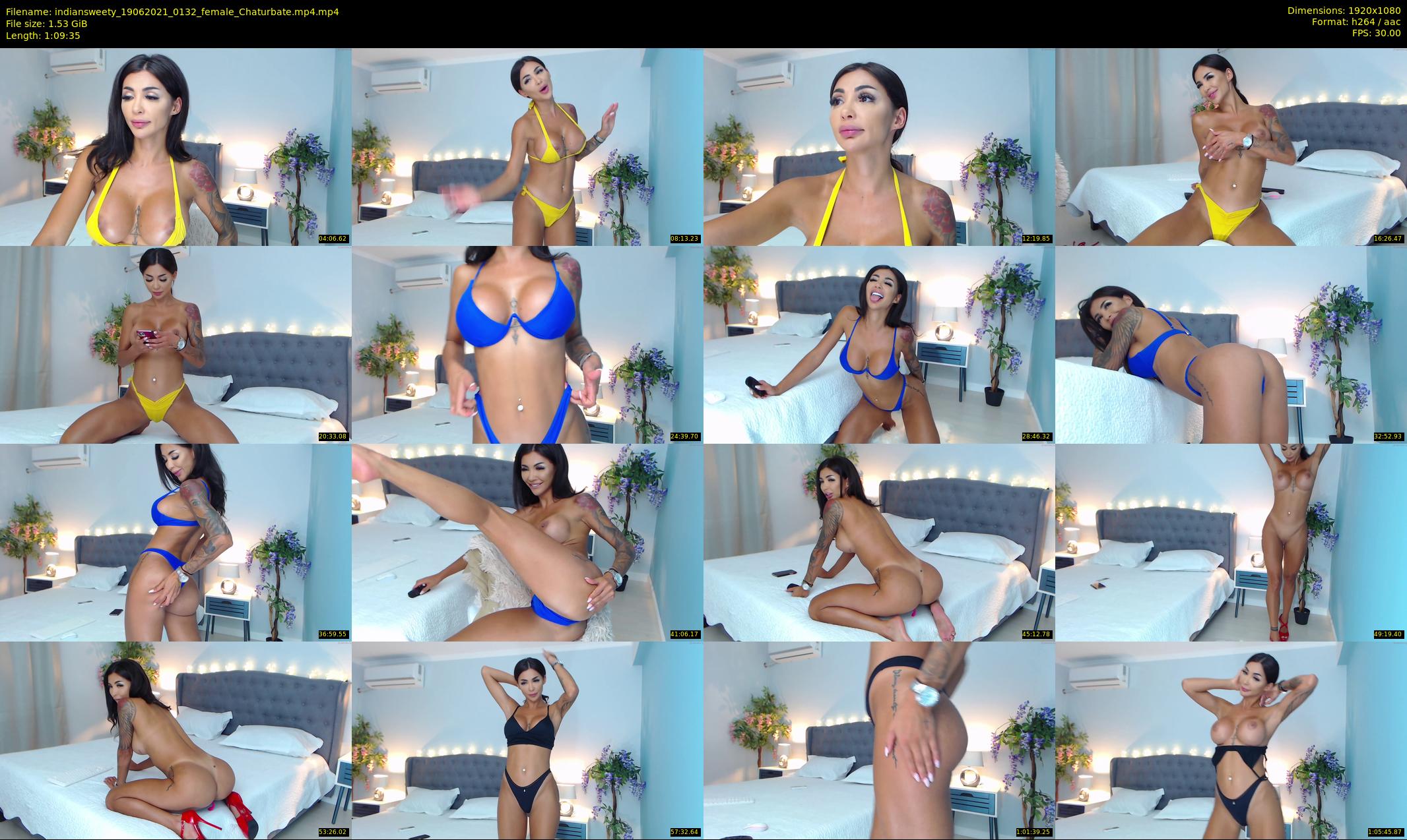indiansweety — 70 minute Chaturbate female cam show recording, 1080p, Jun 19, 2021