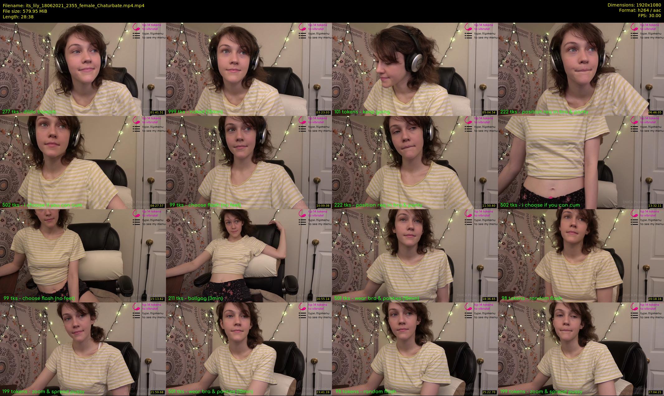 its_lily — 29 minute Chaturbate female cam show recording, 1080p, Jun 18, 2021