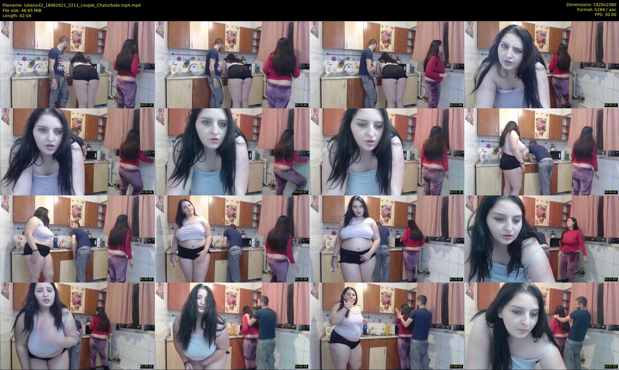 iuliana32 — 3 minute Chaturbate couple cam show recording, 1080p, Jun 18, 2021