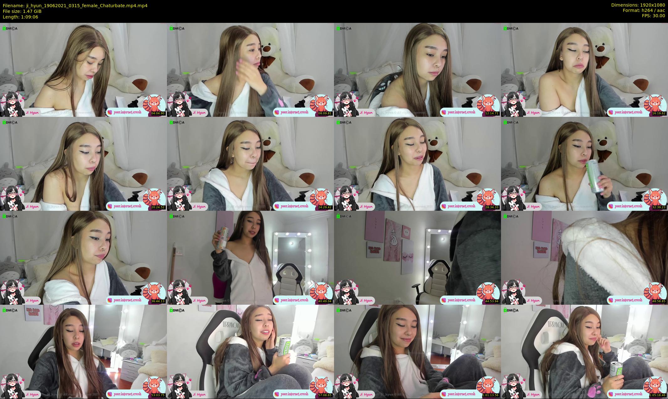 ji_hyun — 70 minute Chaturbate female cam show recording, 1080p, Jun 19, 2021