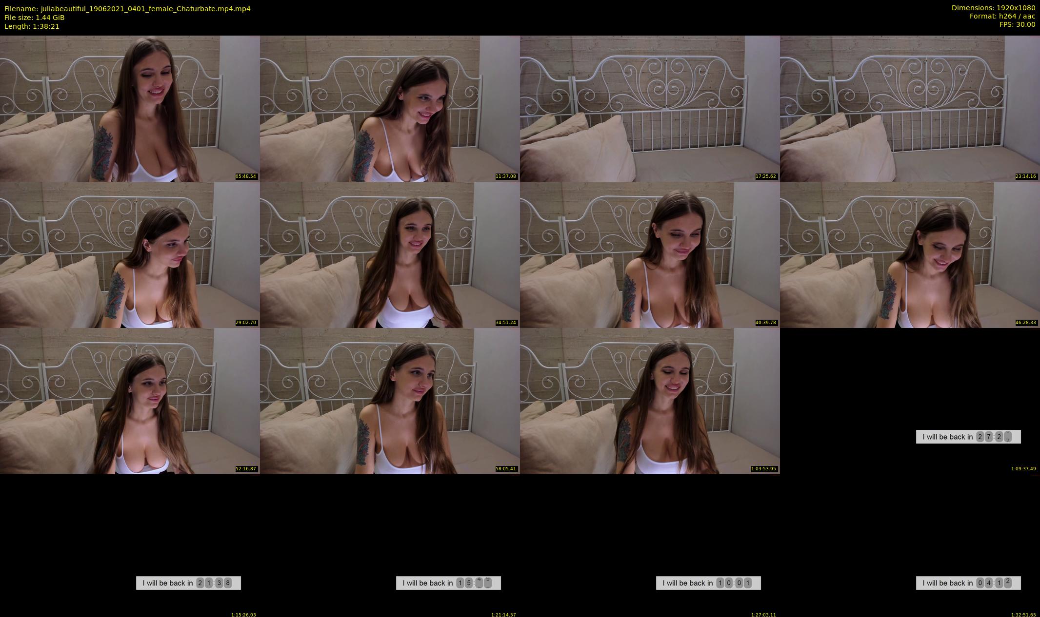 juliabeautiful — 99 minute Chaturbate female cam show recording, 1080p, Jun 19, 2021