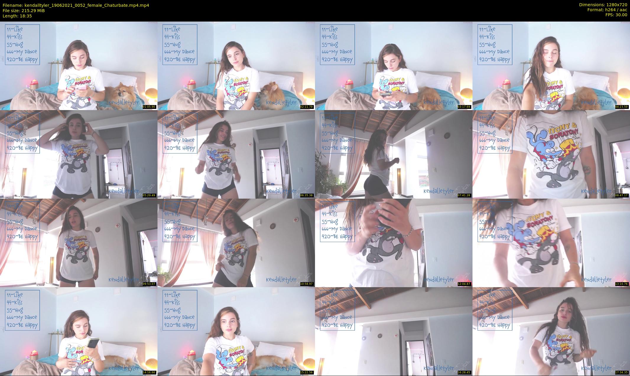 kendalltyler — 19 minute Chaturbate female cam show recording, 720p, Jun 19, 2021