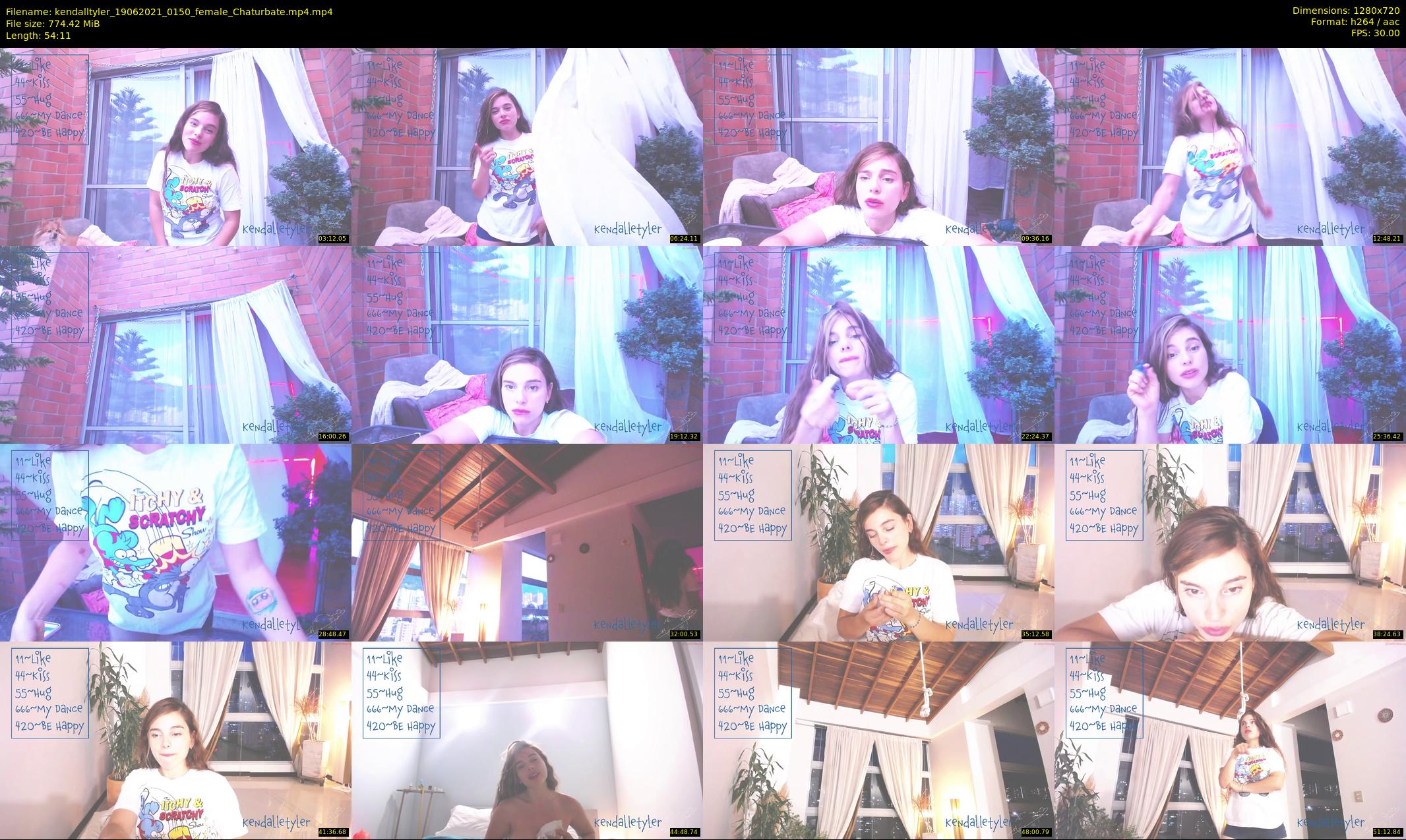 kendalltyler — 55 minute Chaturbate female cam show recording, 720p, Jun 19, 2021