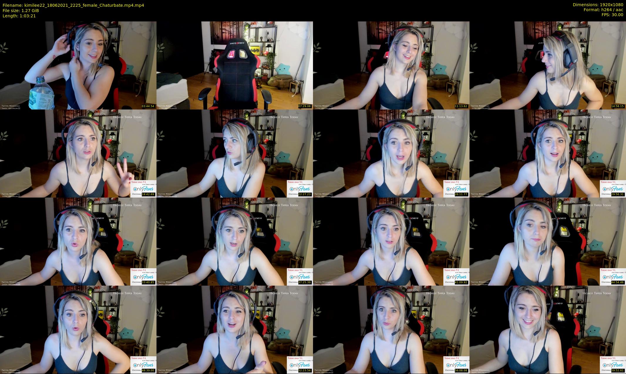 kimilee22 — 64 minute Chaturbate female cam show recording, 1080p, Jun 18, 2021