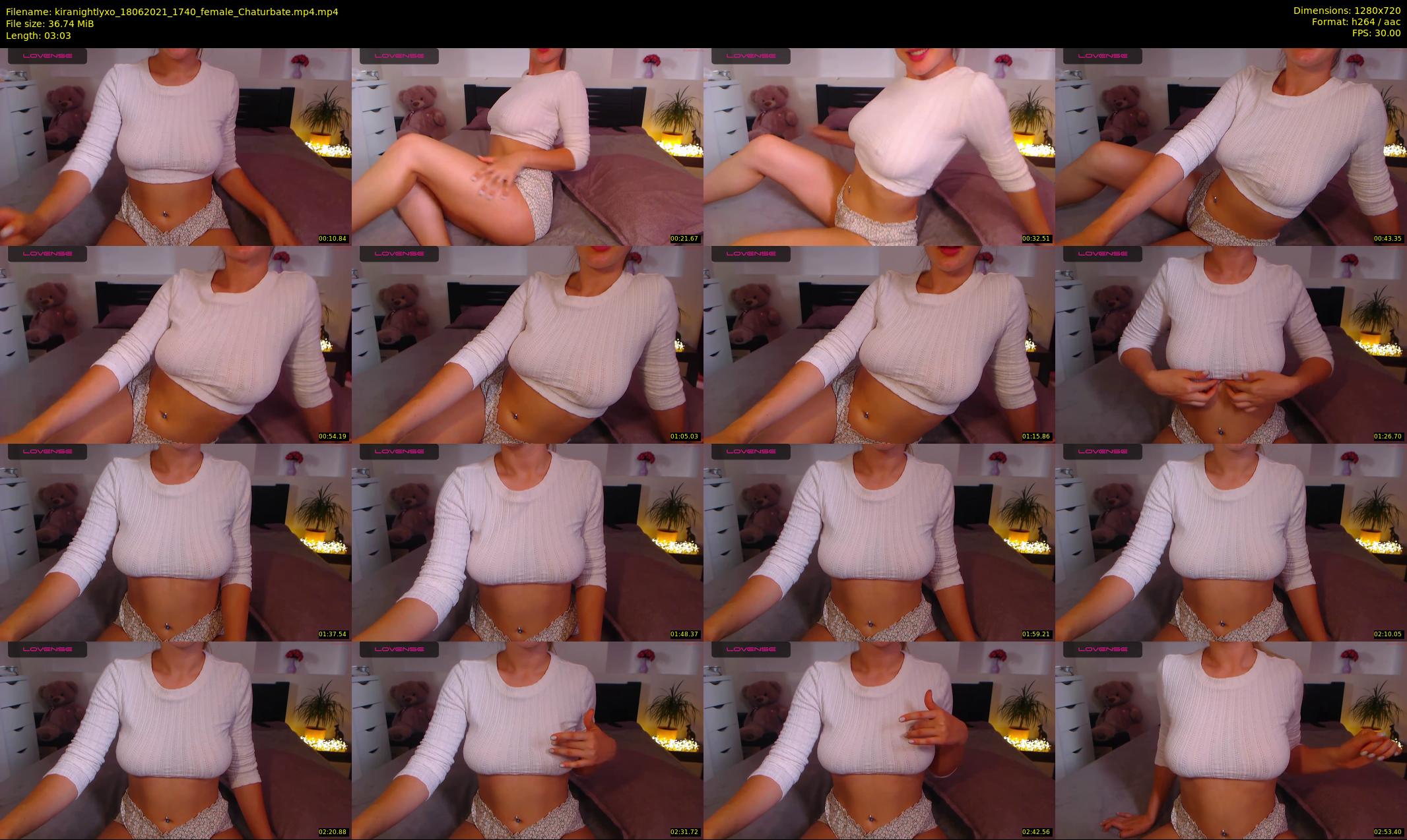 kiranightlyxo — 4 minute Chaturbate female cam show recording, 720p, Jun 18, 2021