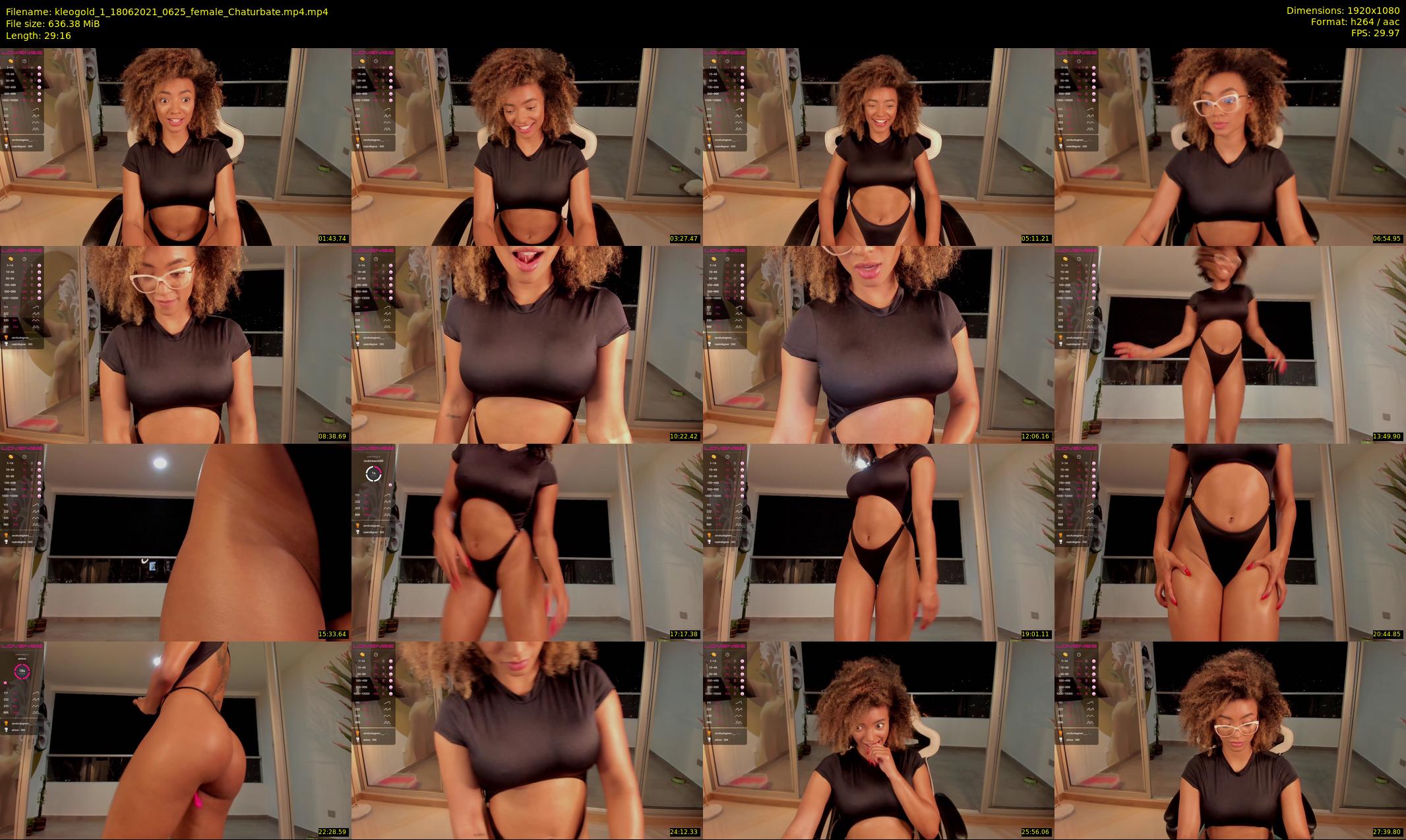 kleogold_1 — 30 minute Chaturbate female cam show recording, 1080p, Jun 18, 2021