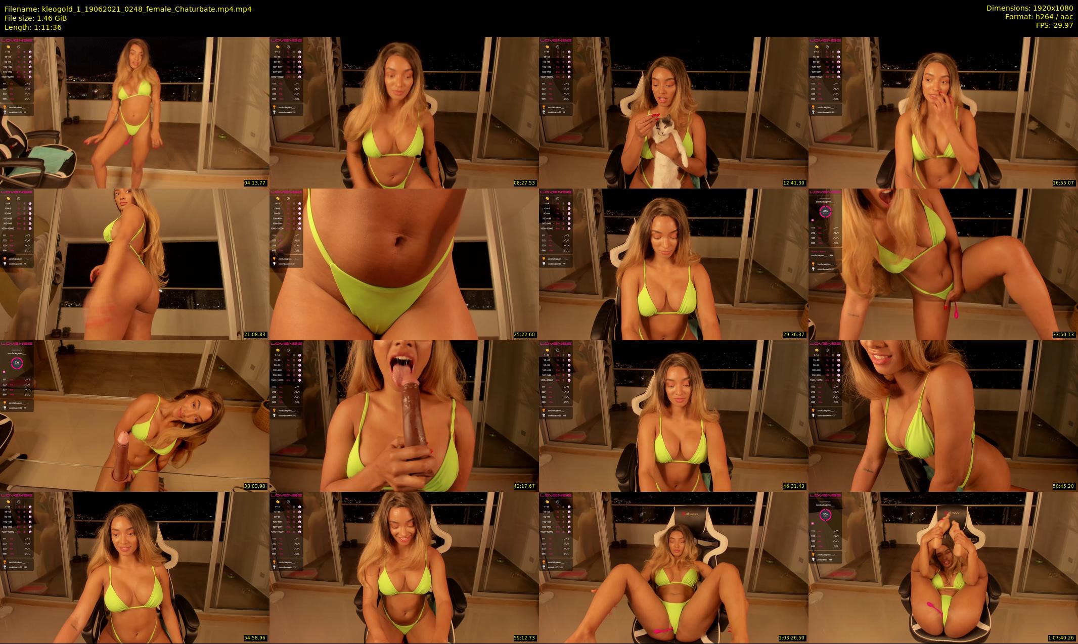 kleogold_1 — 72 minute Chaturbate female cam show recording, 1080p, Jun 19, 2021