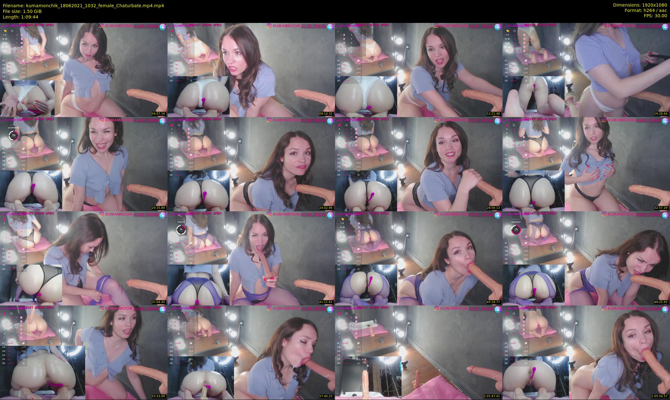 kumamonchik — 70 minute Chaturbate couple cam show recording, 1080p, Jun 18, 2021