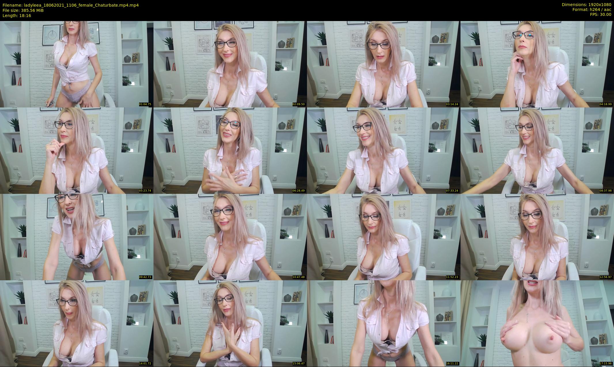 ladyleea — 19 minute Chaturbate female cam show recording, 1080p, Jun 18, 2021