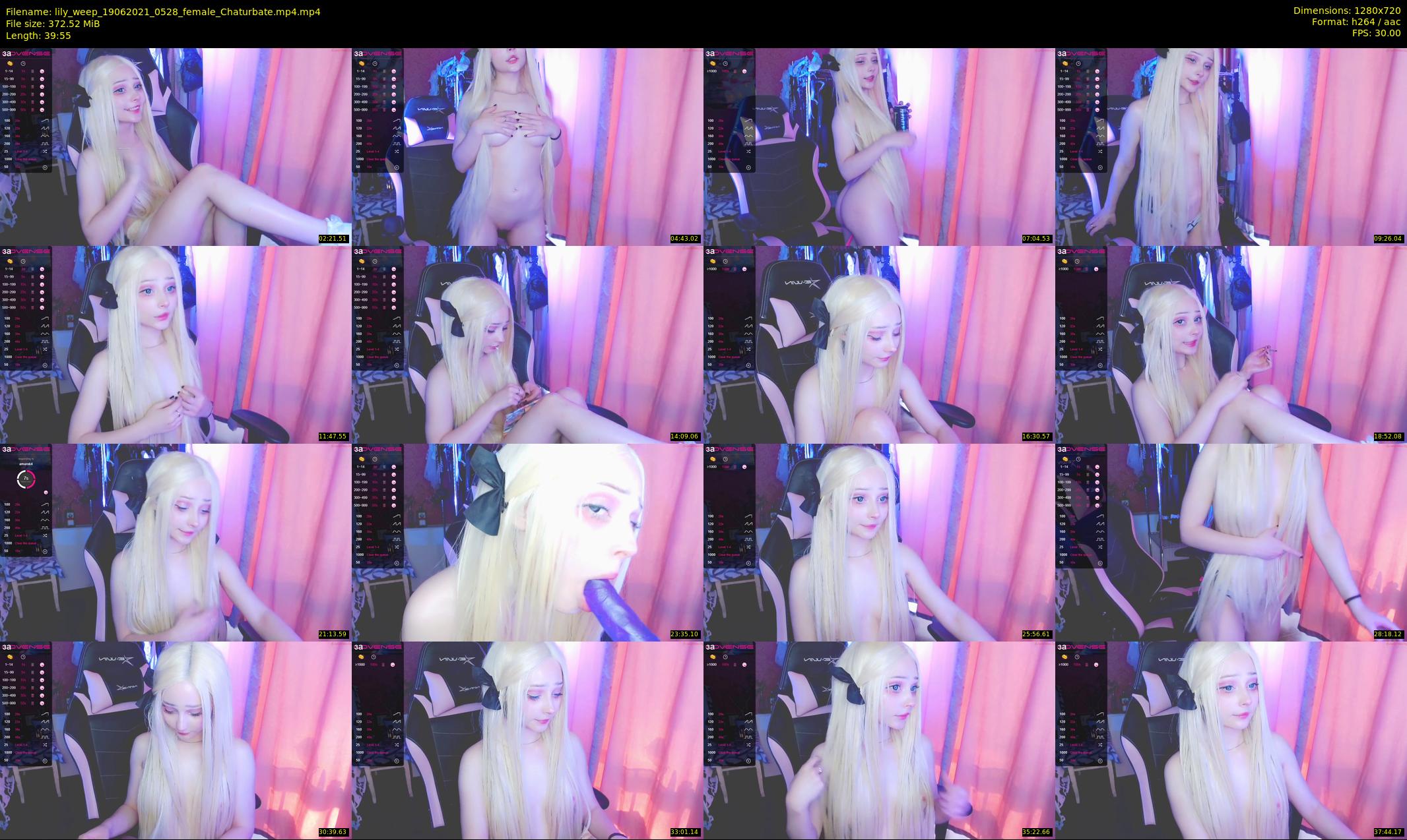 lily_weep — 40 minute Chaturbate female cam show recording, 720p, Jun 19, 2021