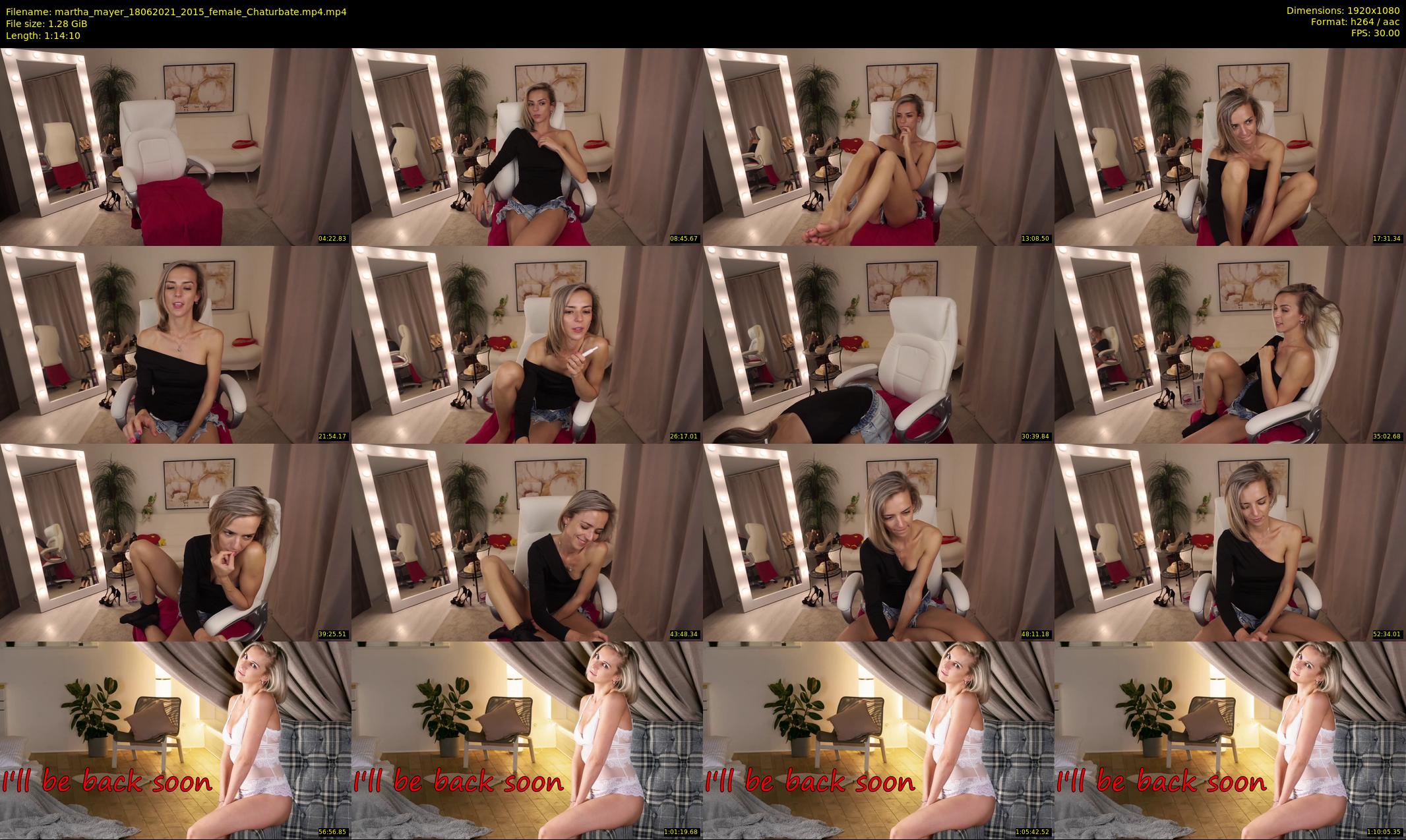 martha_mayer — 75 minute Chaturbate female cam show recording, 1080p, Jun 18, 2021