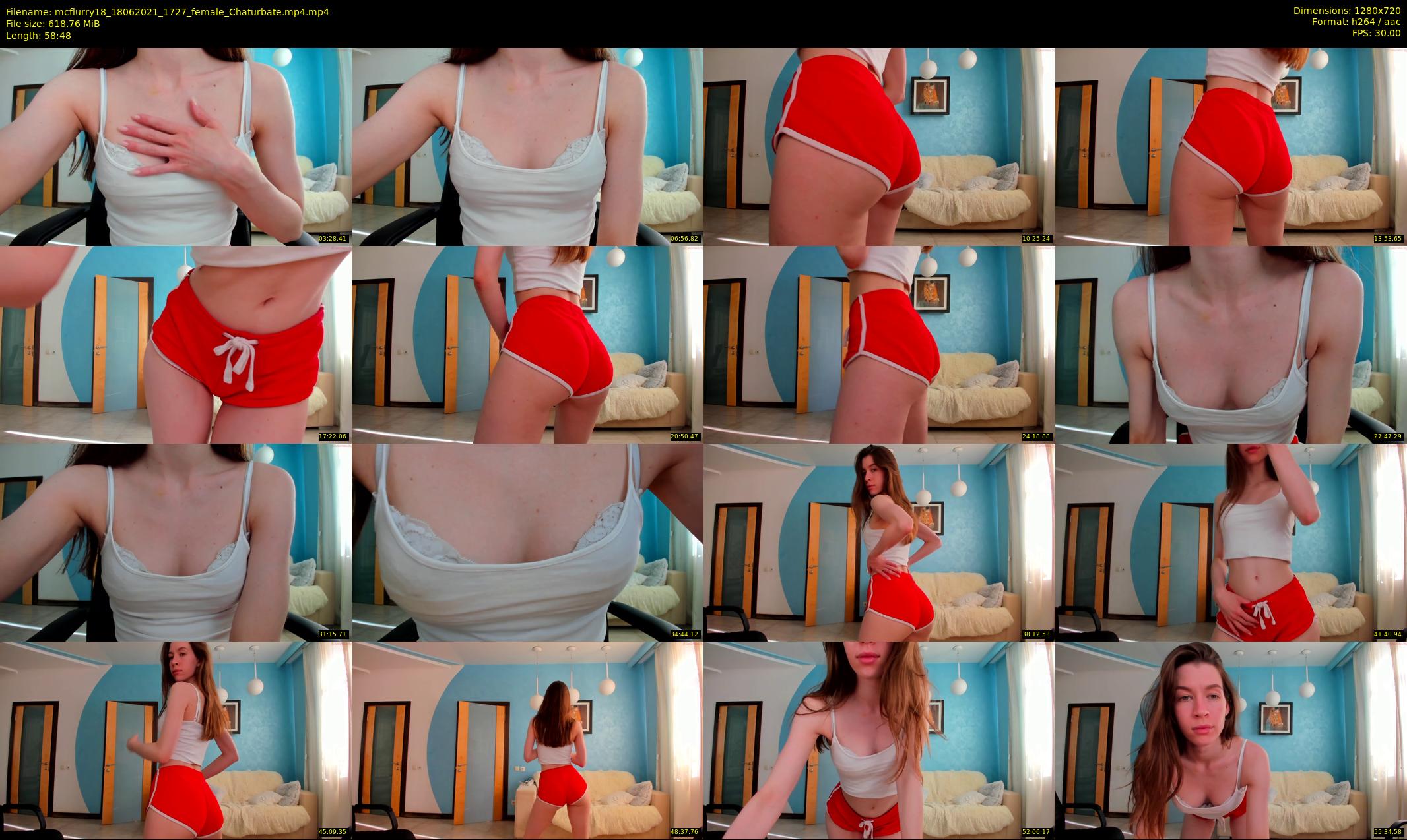 mcflurry18 — 59 minute Chaturbate female cam show recording, 720p, Jun 18, 2021