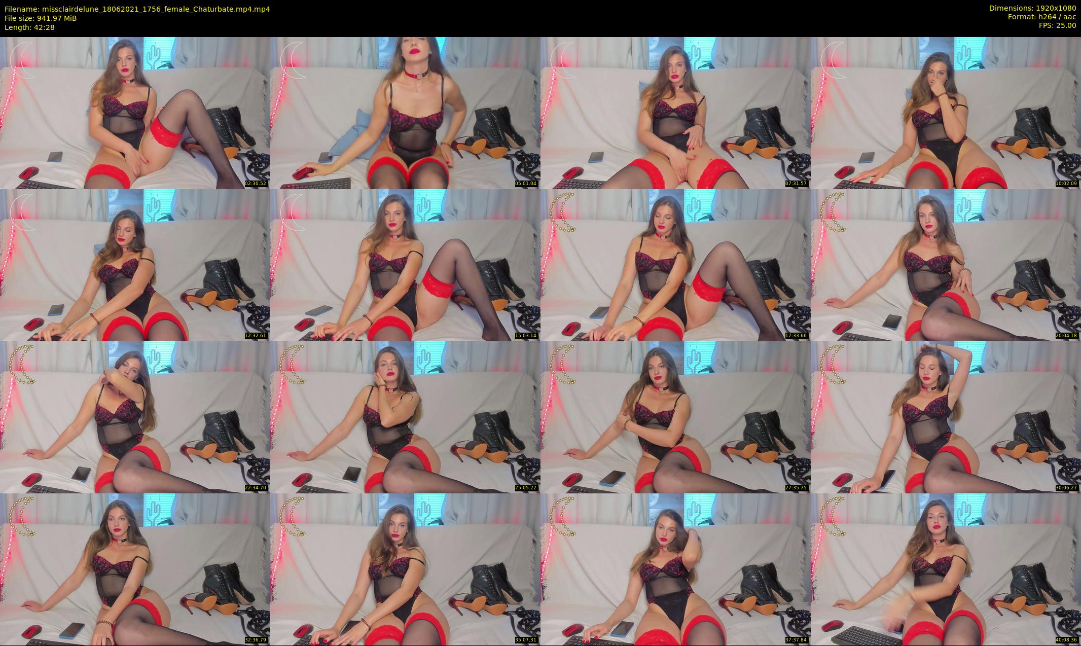 missclairdelune — 43 minute Chaturbate female cam show recording, 1080p, Jun 18, 2021