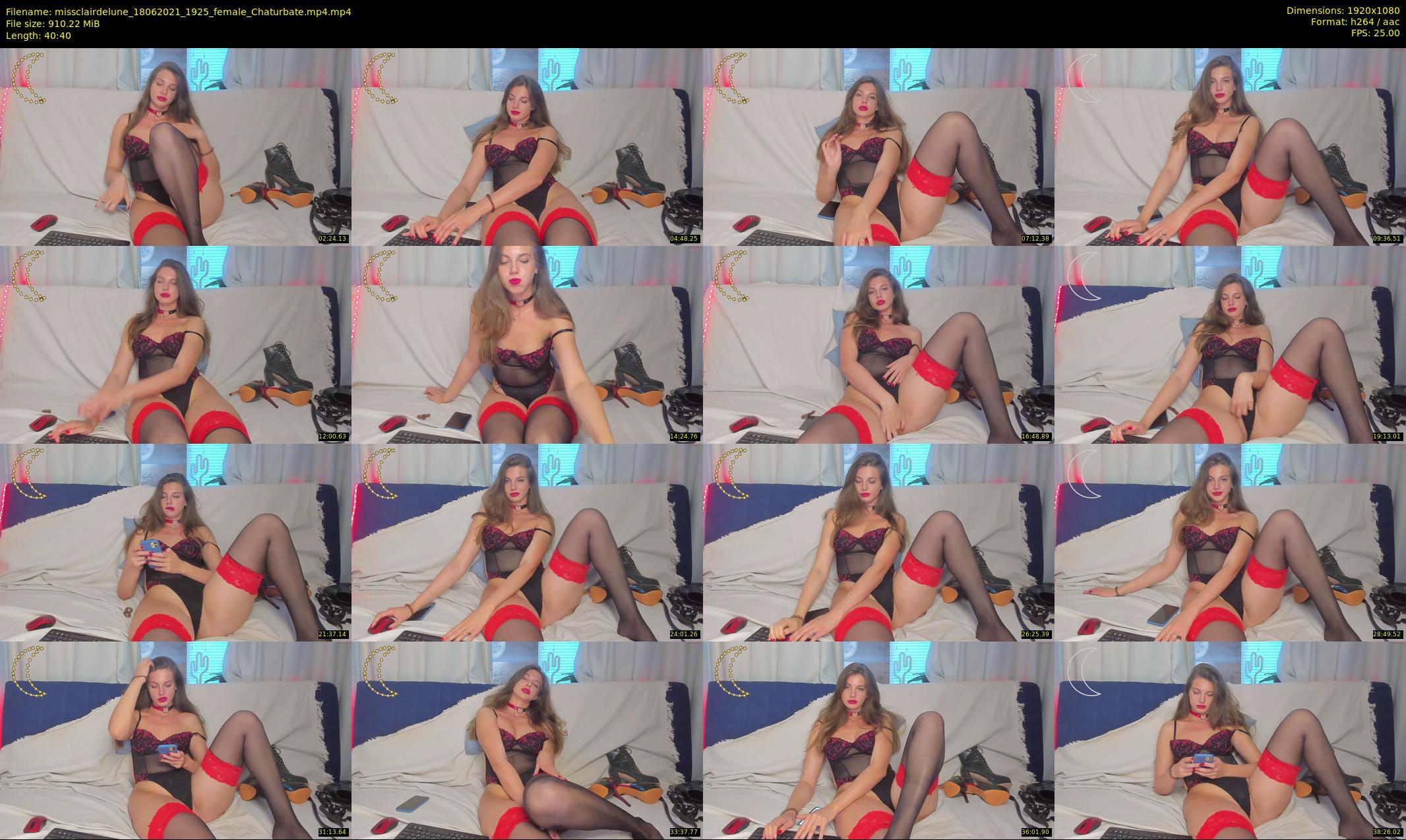 missclairdelune — 41 minute Chaturbate female cam show recording, 1080p, Jun 18, 2021