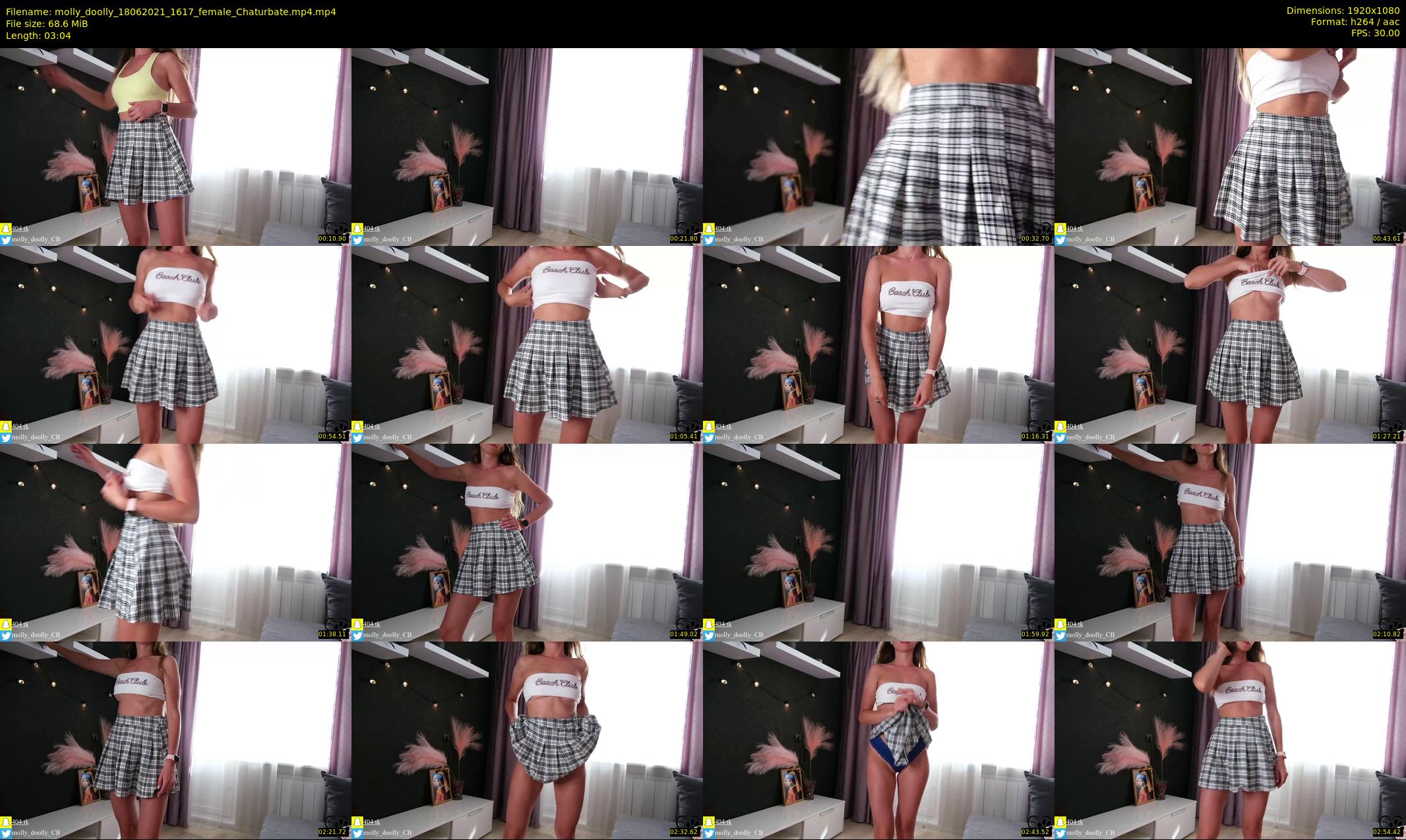 molly_doolly — 4 minute Chaturbate female cam show recording, 1080p, Jun 18, 2021