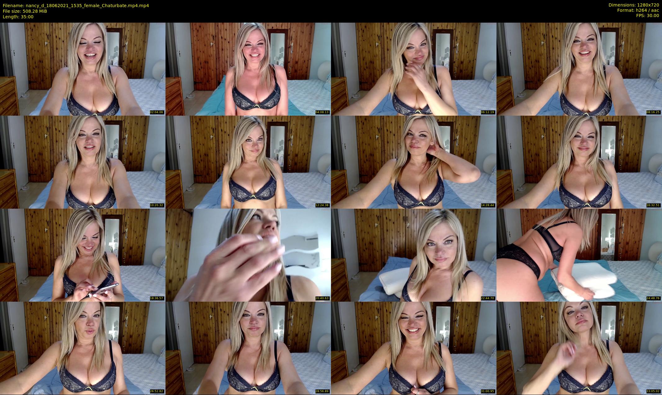 nancy_d — 35 minute Chaturbate female cam show recording, 720p, Jun 18, 2021