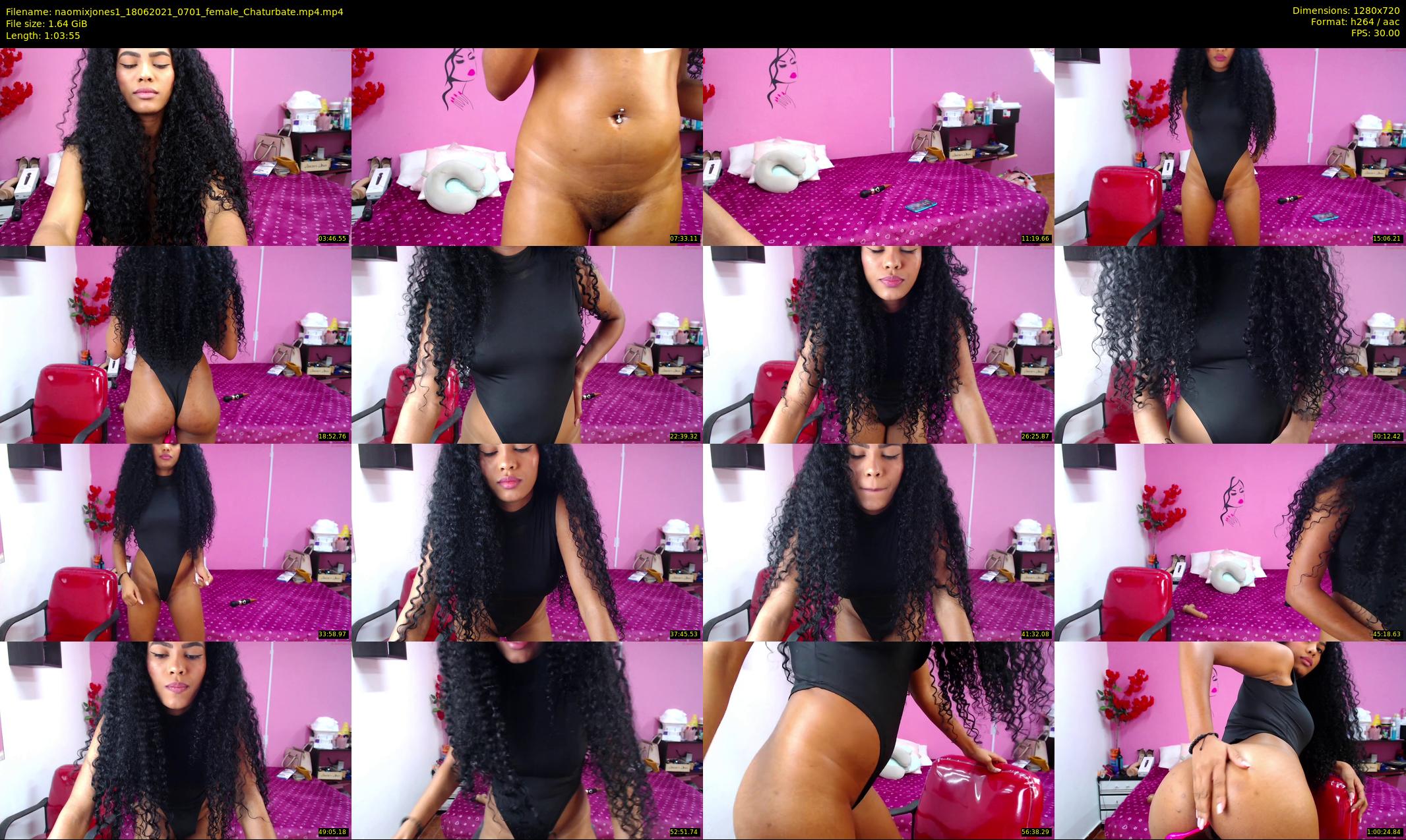 naomixjones1 — 64 minute Chaturbate female cam show recording, 720p, Jun 18, 2021