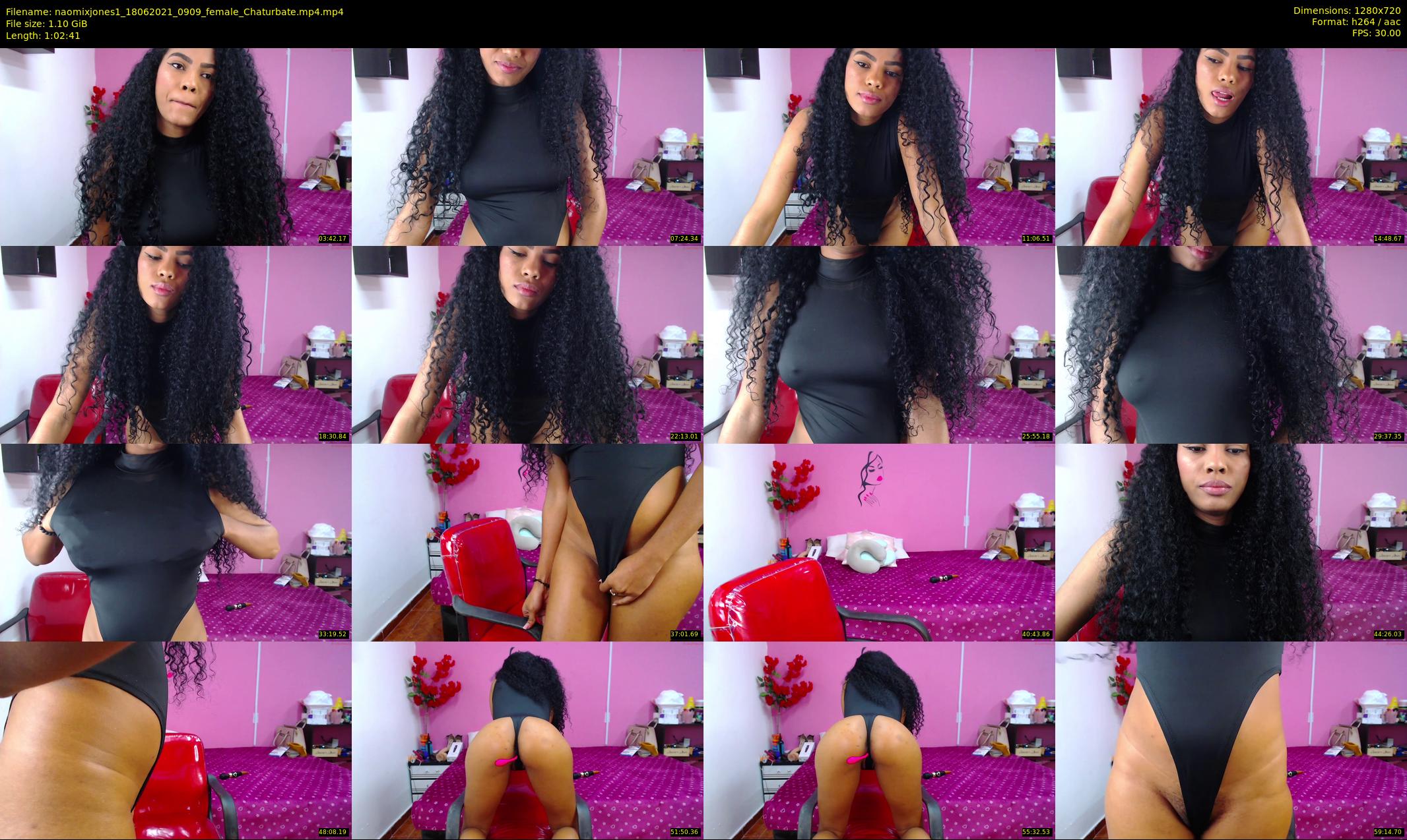 naomixjones1 — 63 minute Chaturbate female cam show recording, 720p, Jun 18, 2021