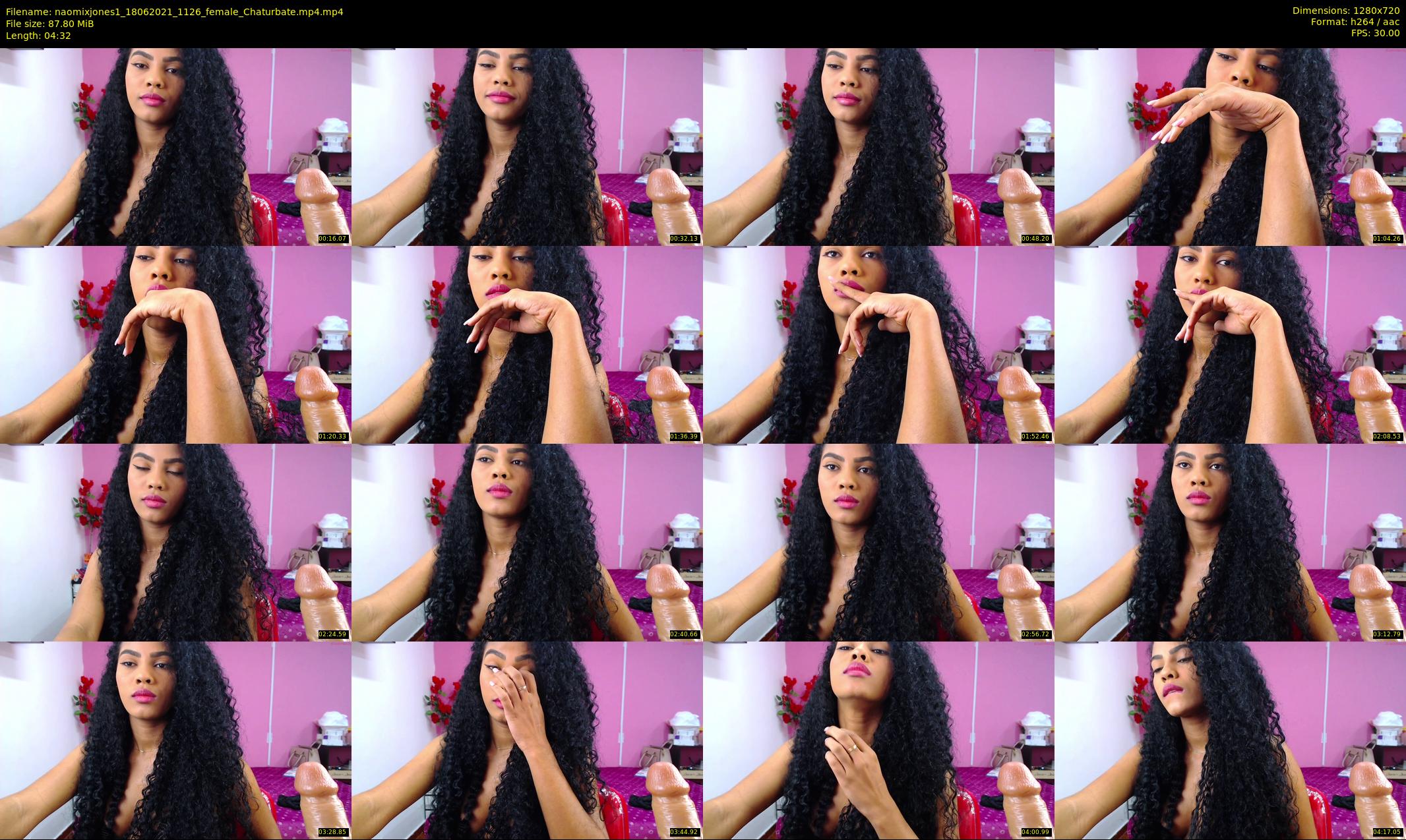 naomixjones1 — 5 minute Chaturbate female cam show recording, 720p, Jun 18, 2021