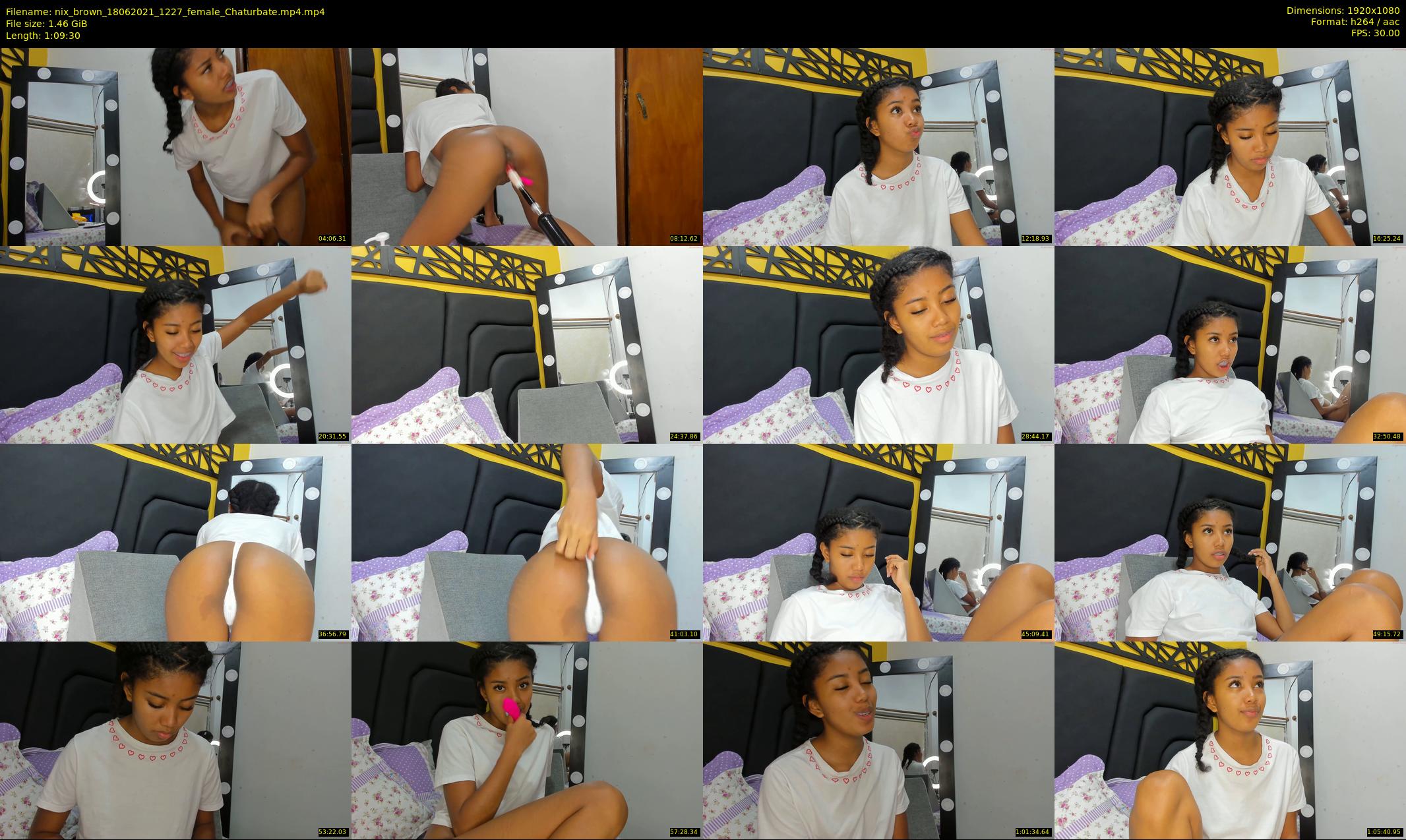 nix_brown — 70 minute Chaturbate female cam show recording, 1080p, Jun 18, 2021