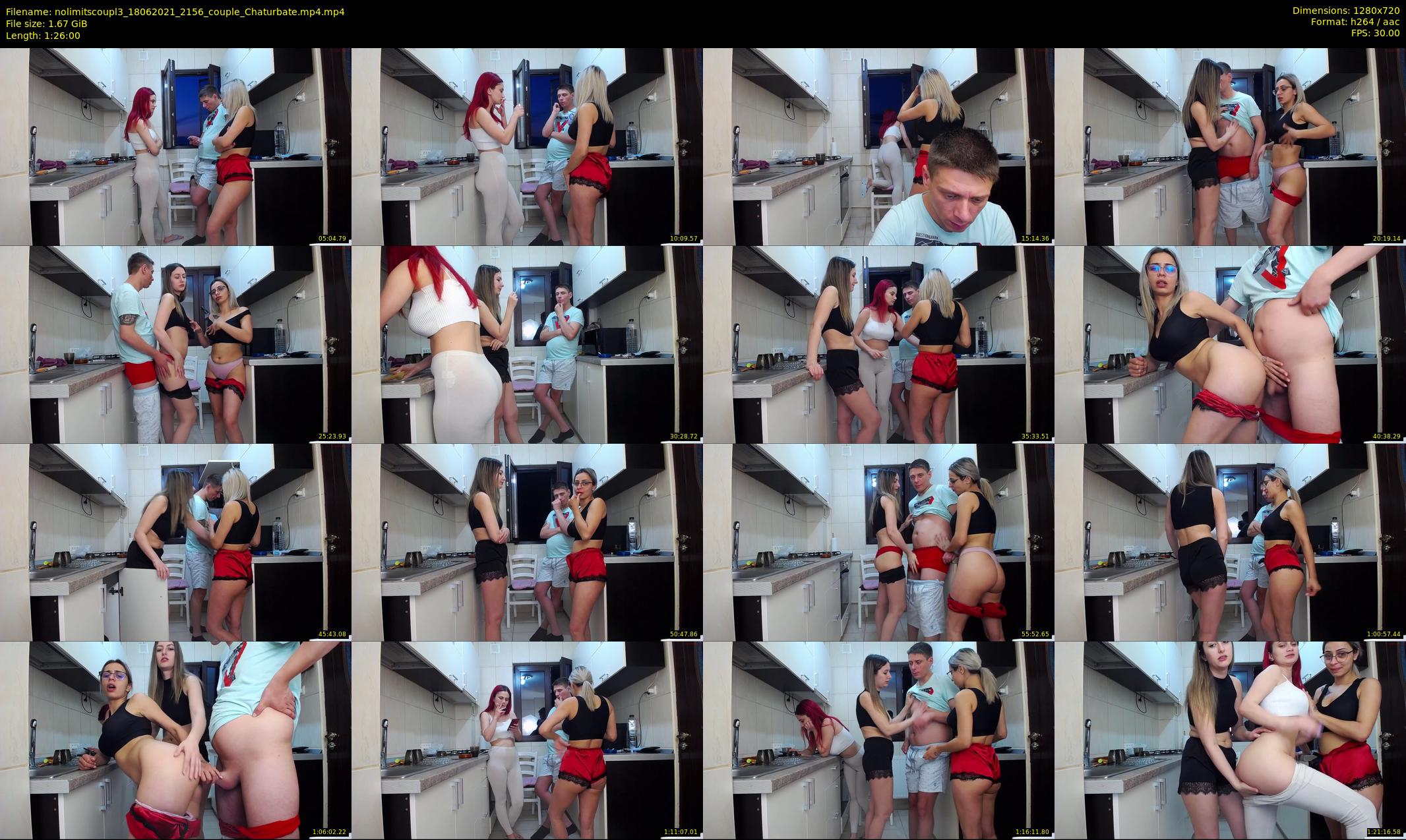 nolimitscoupl3 — 86 minute Chaturbate couple cam show recording, 720p, Jun 18, 2021