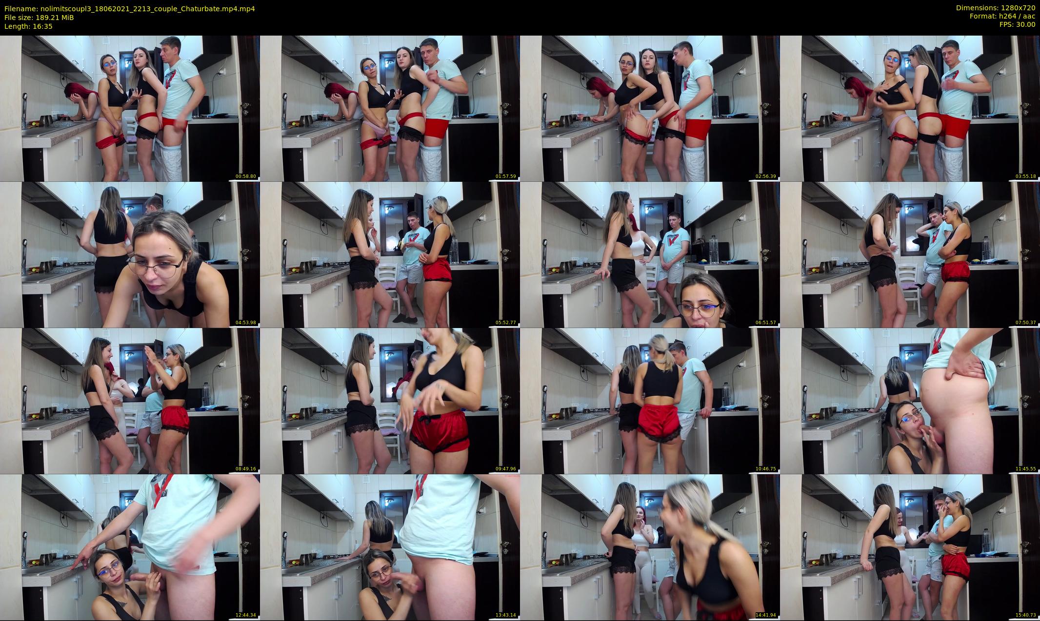 nolimitscoupl3 — 17 minute Chaturbate couple cam show recording, 720p, Jun 18, 2021