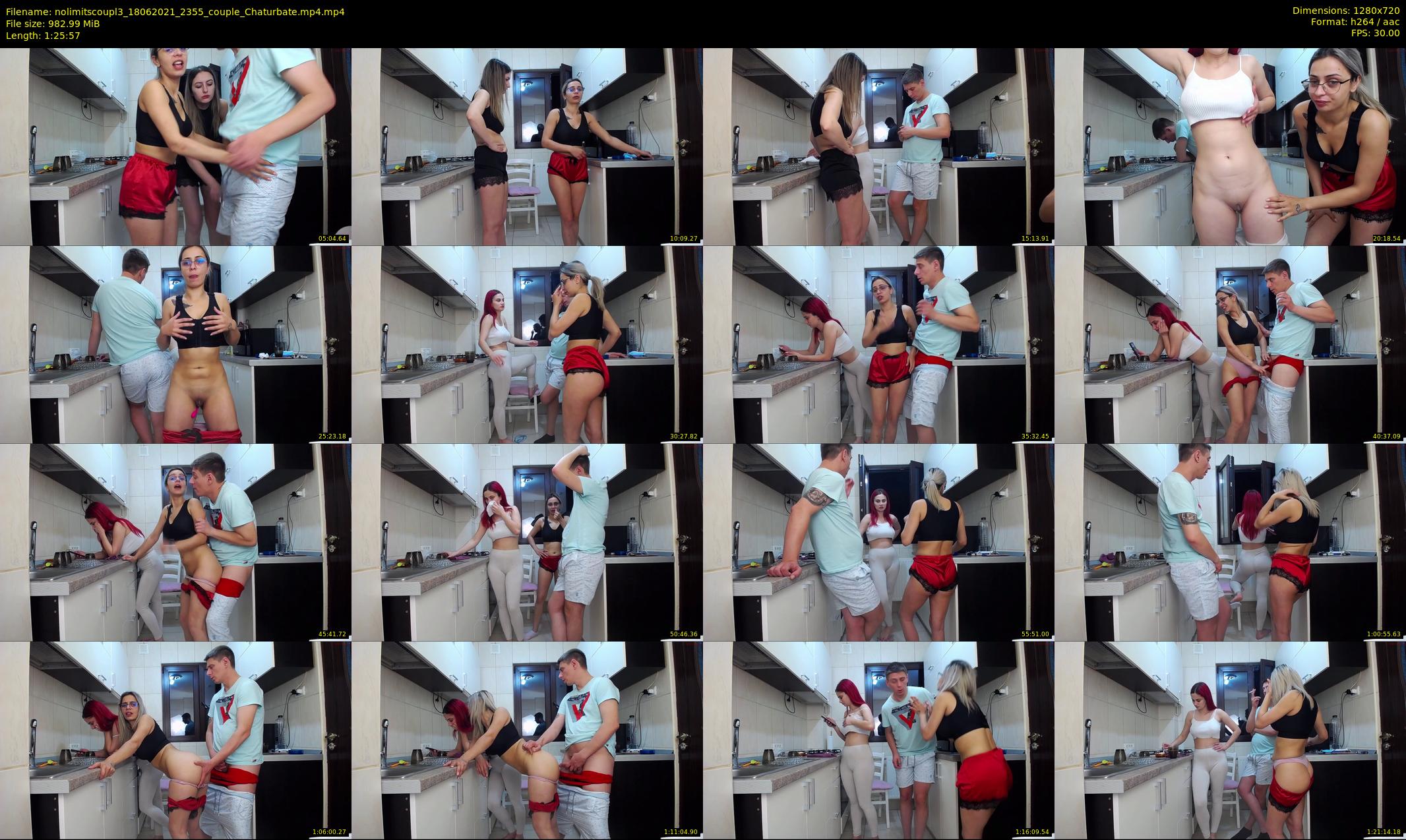 nolimitscoupl3 — 86 minute Chaturbate couple cam show recording, 720p, Jun 18, 2021