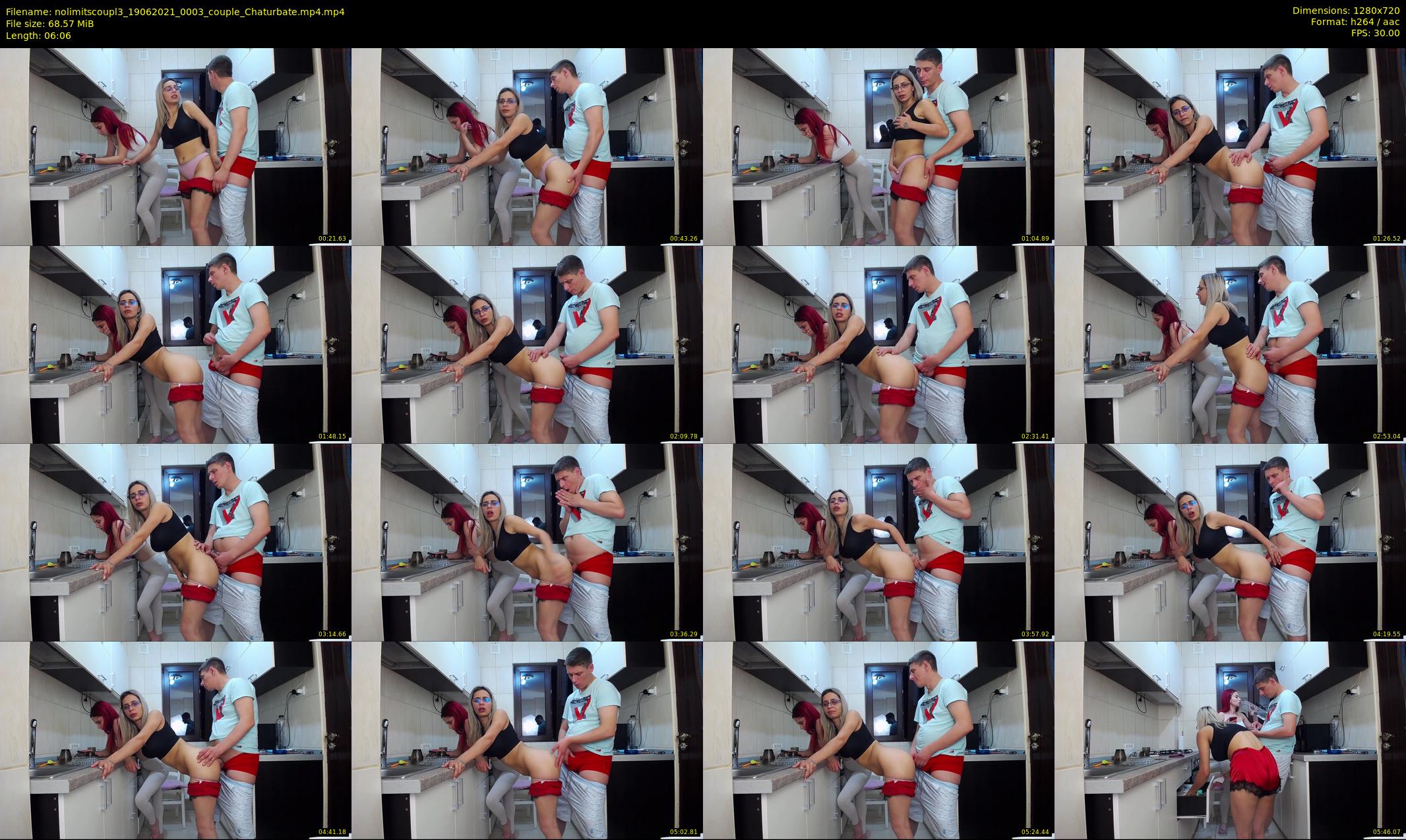 nolimitscoupl3 — 7 minute Chaturbate couple cam show recording, 720p, Jun 19, 2021