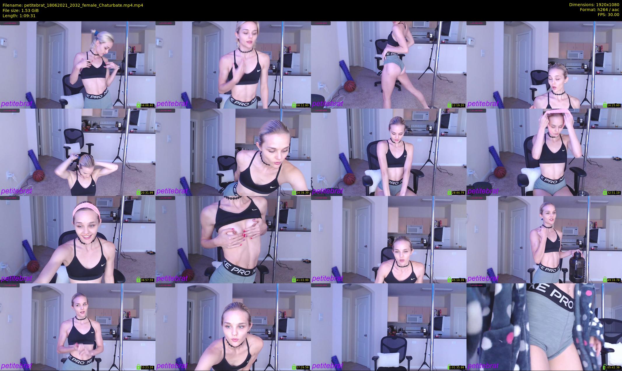petitebrat — 70 minute Chaturbate female cam show recording, 1080p, Jun 18, 2021