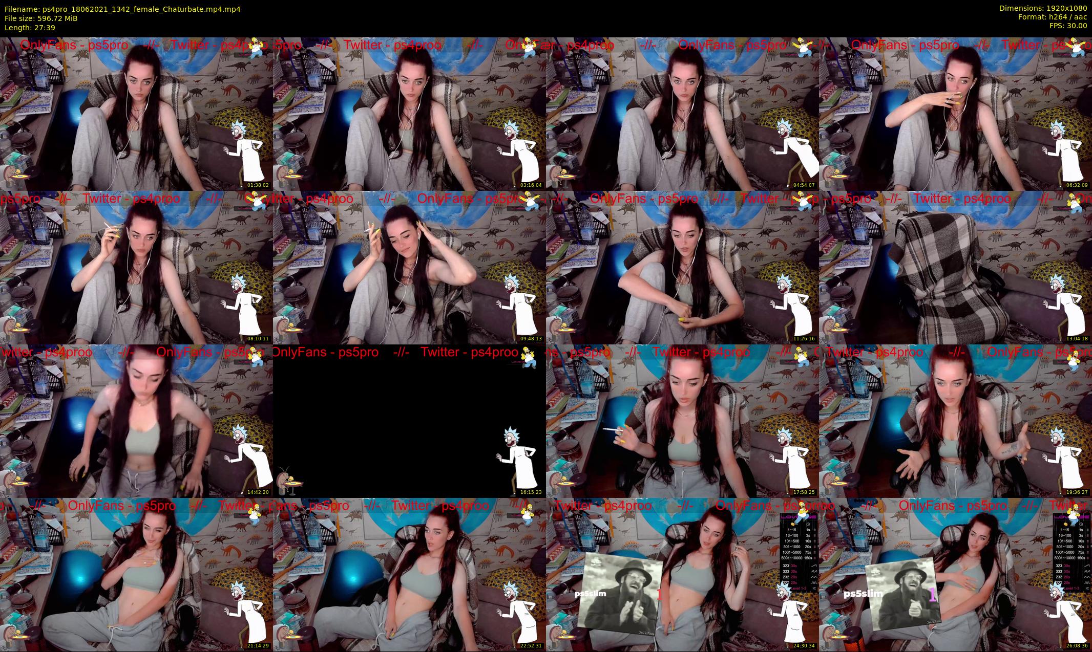 ps4pro — 28 minute Chaturbate female cam show recording, 1080p, Jun 18, 2021