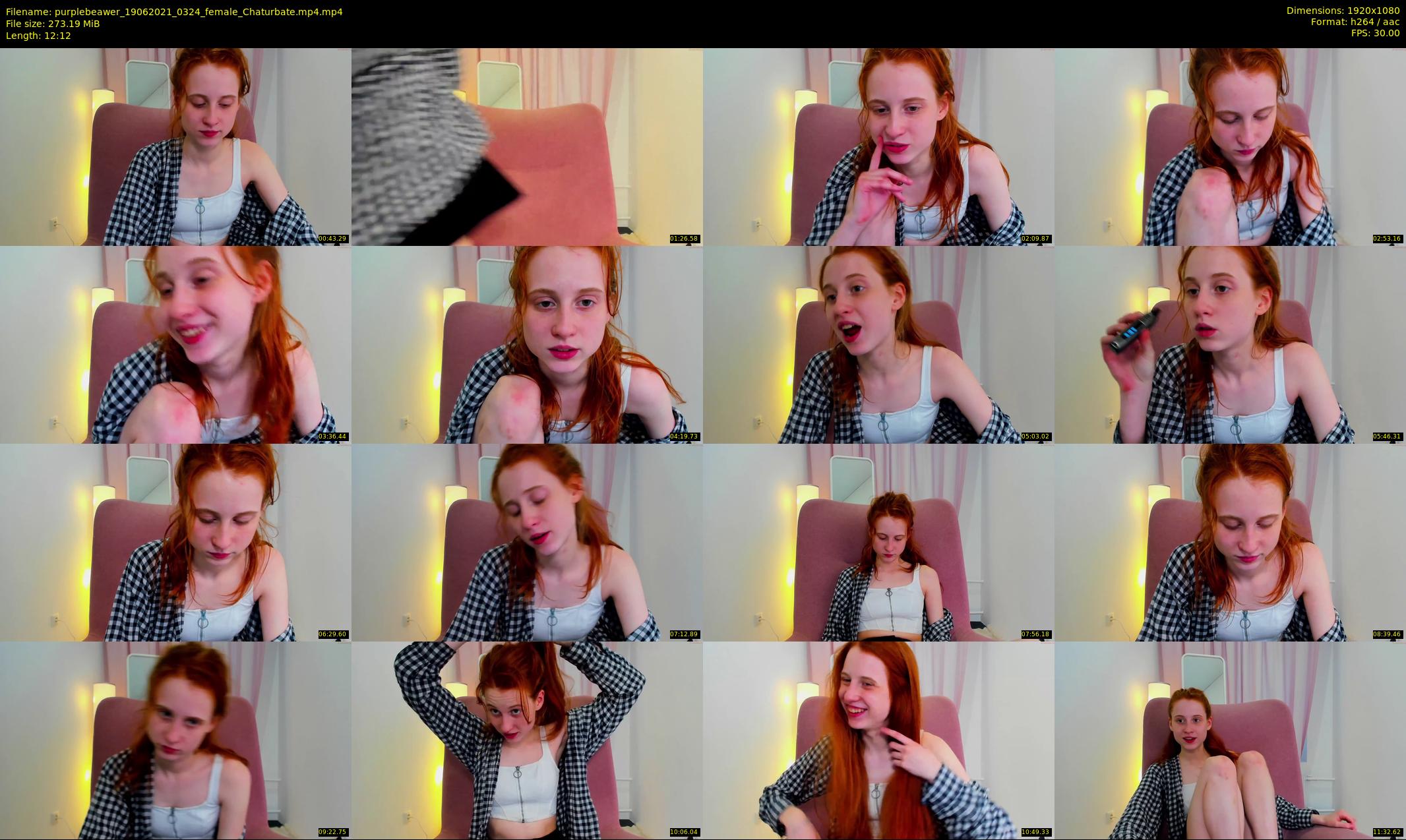 purplebeawer — 13 minute Chaturbate female cam show recording, 1080p, Jun 19, 2021