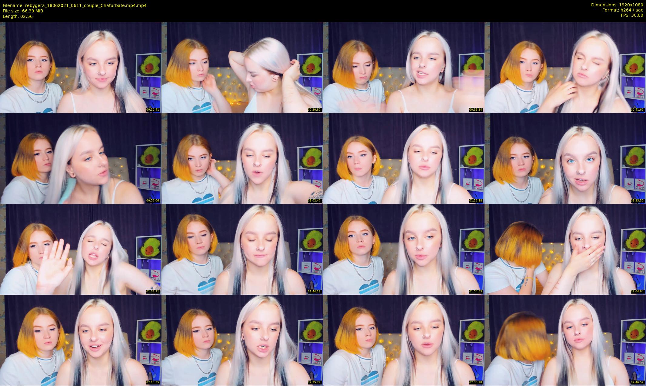 rebygera — 3 minute Chaturbate couple cam show recording, 1080p, Jun 18, 2021