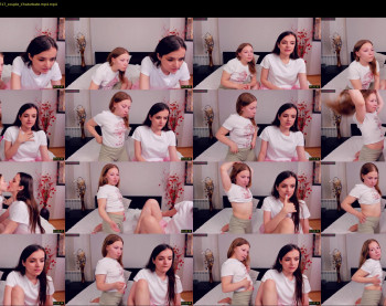 saraomega — 3 minute Chaturbate couple cam show recording, 1080p, Jun 18, 2021
