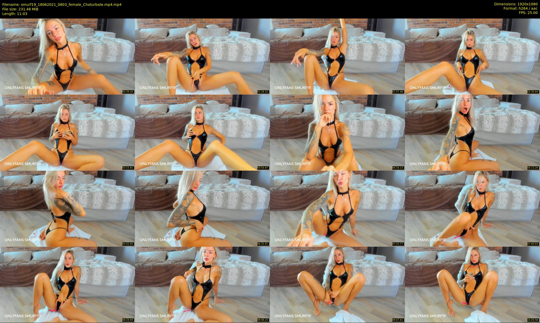 smurf19 — 12 minute Chaturbate female cam show recording, 1080p, Jun 18, 2021