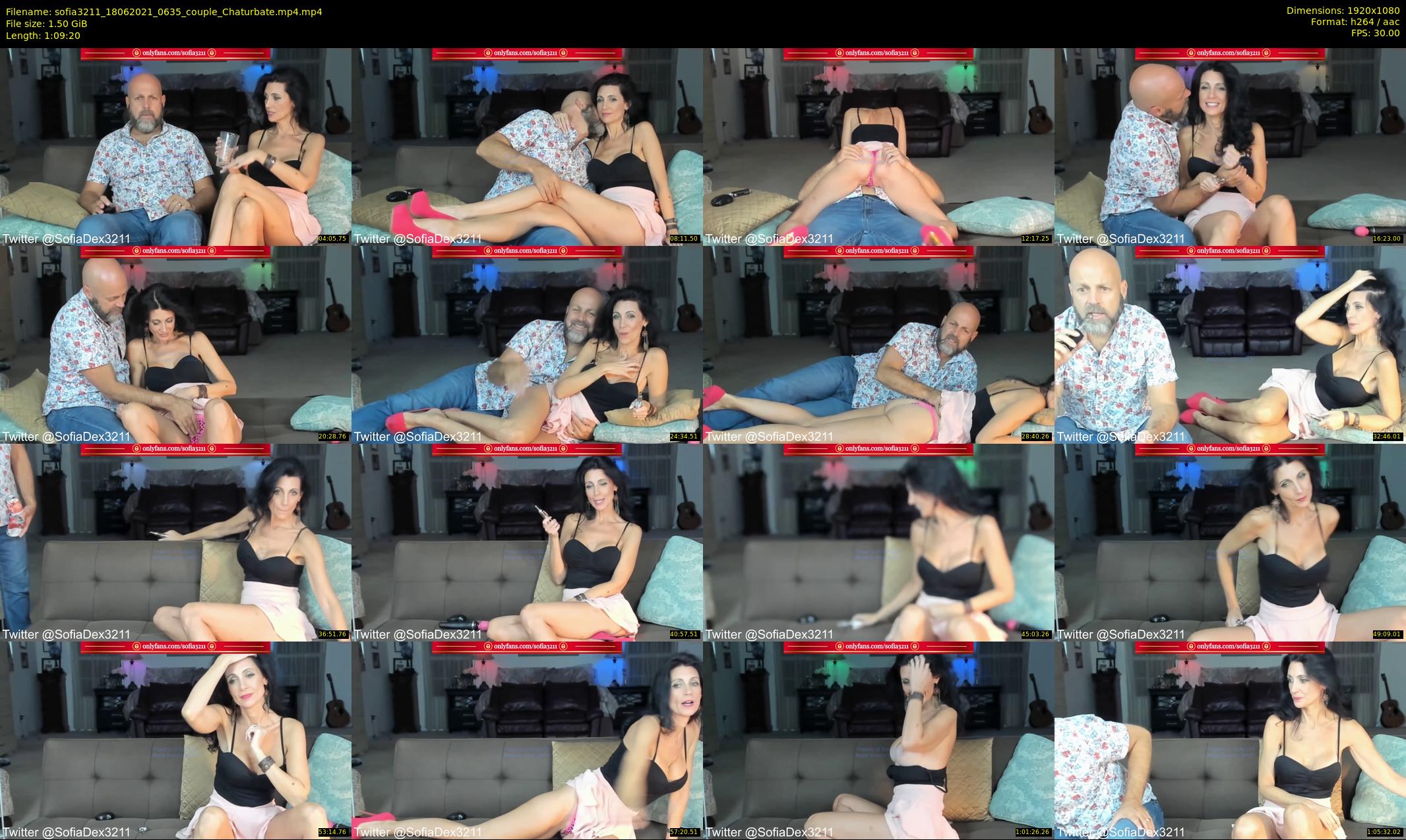 sofia3211 — 70 minute Chaturbate couple cam show recording, 1080p, Jun 18, 2021