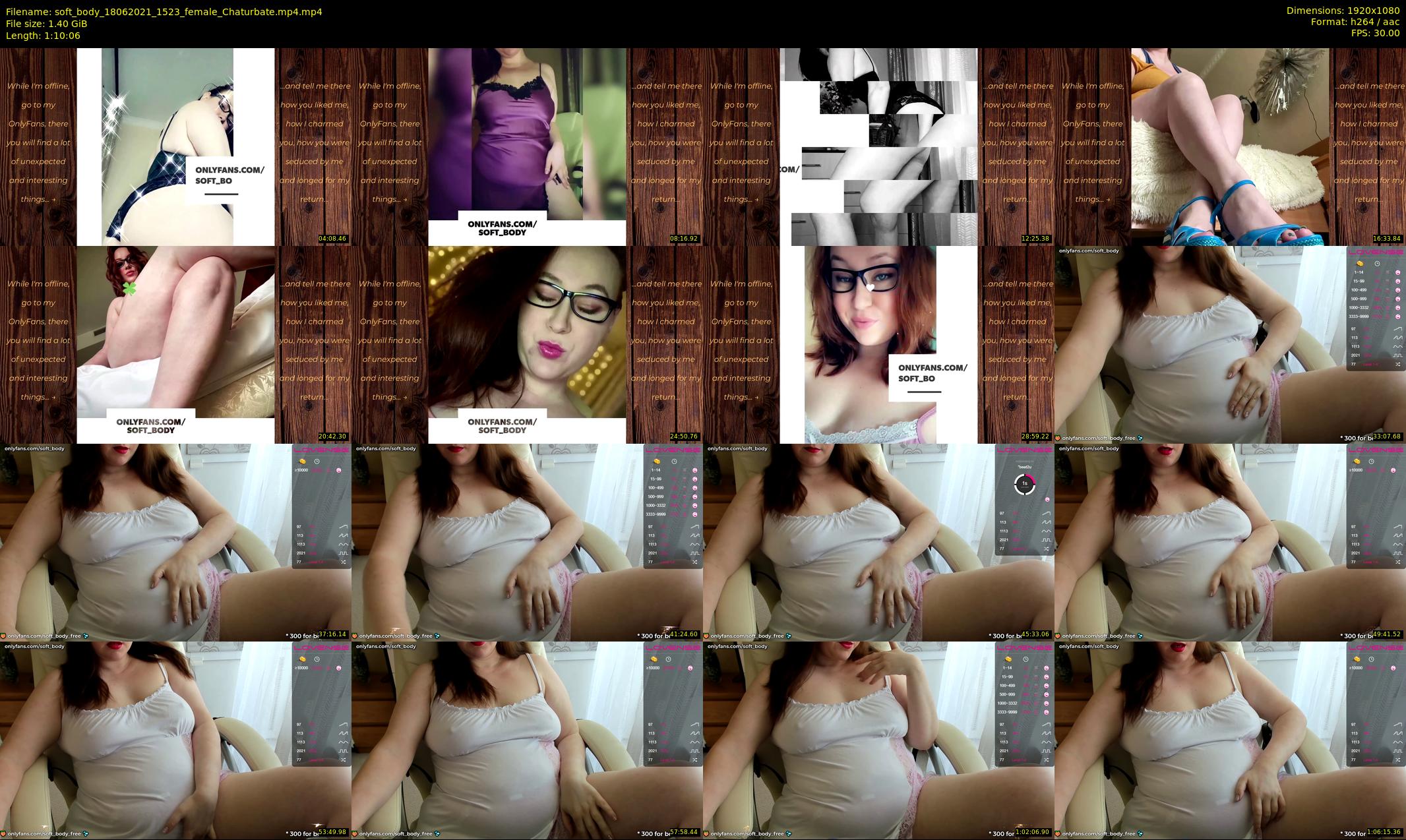 soft_body — 71 minute Chaturbate female cam show recording, 1080p, Jun 18, 2021