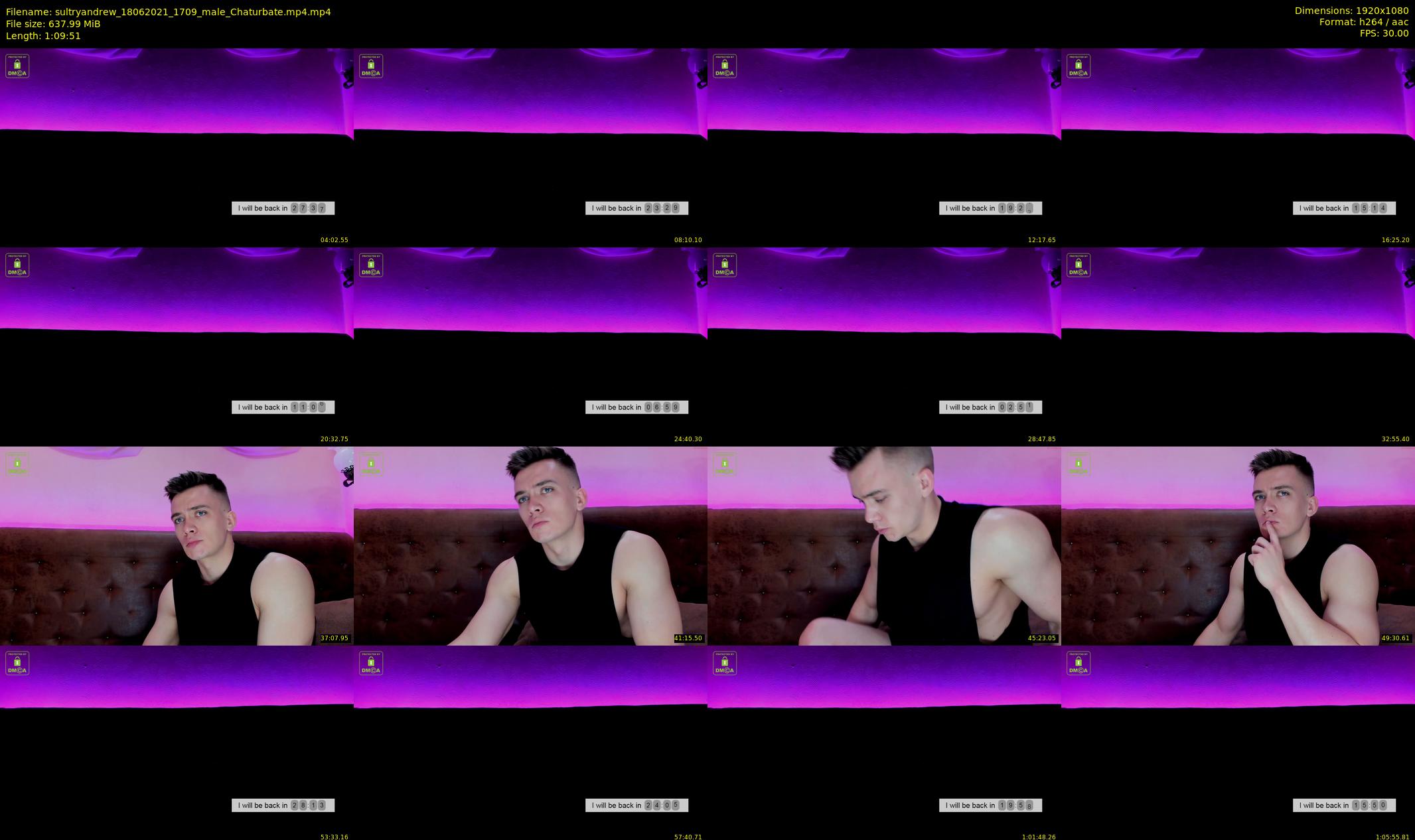 sultryandrew — 70 minute Chaturbate male cam show recording, 1080p, Jun 18, 2021
