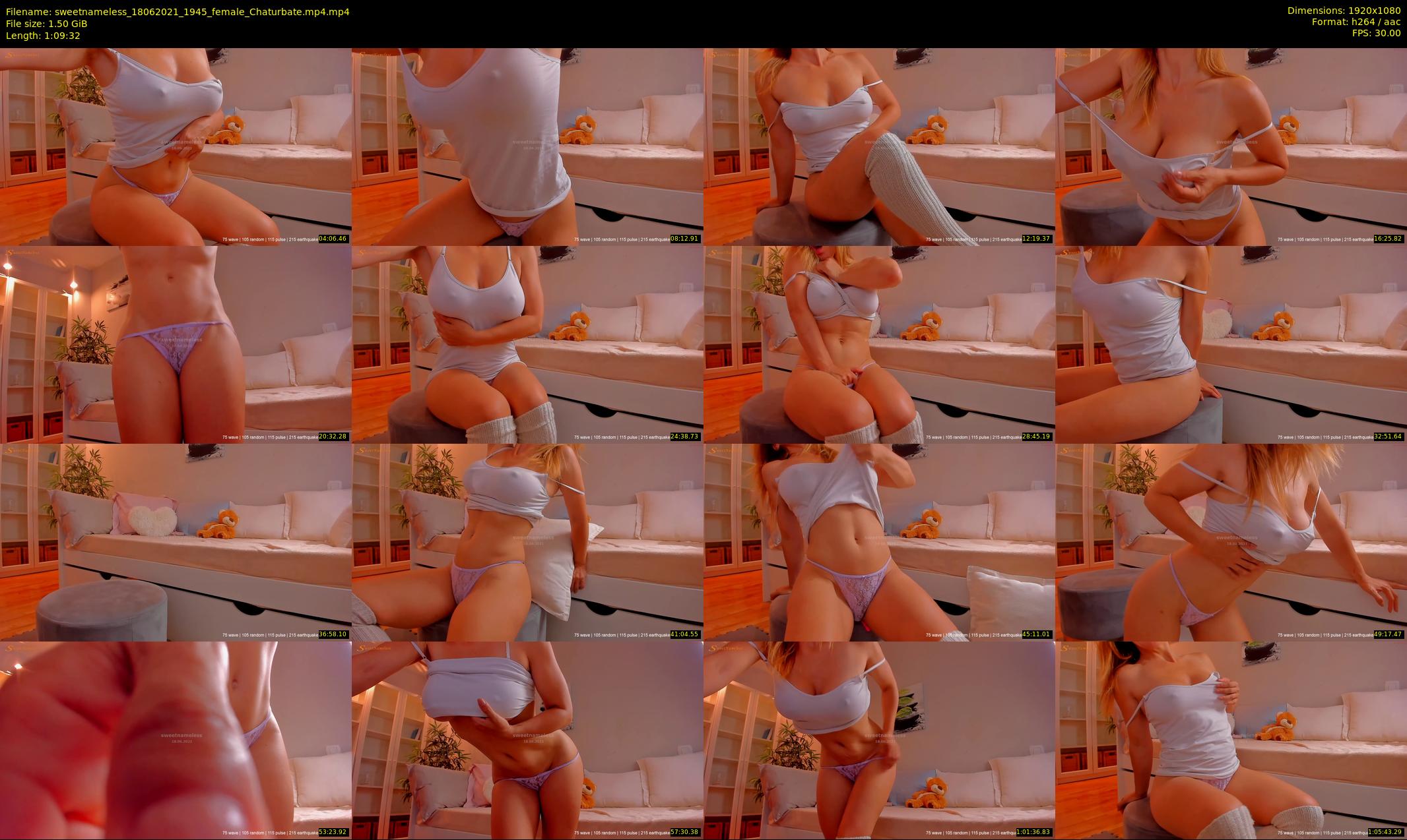 sweetnameless — 70 minute Chaturbate couple cam show recording, 1080p, Jun 18, 2021