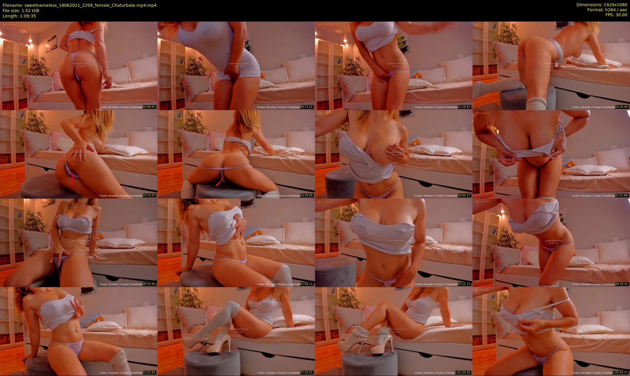 sweetnameless — 70 minute Chaturbate couple cam show recording, 1080p, Jun 18, 2021