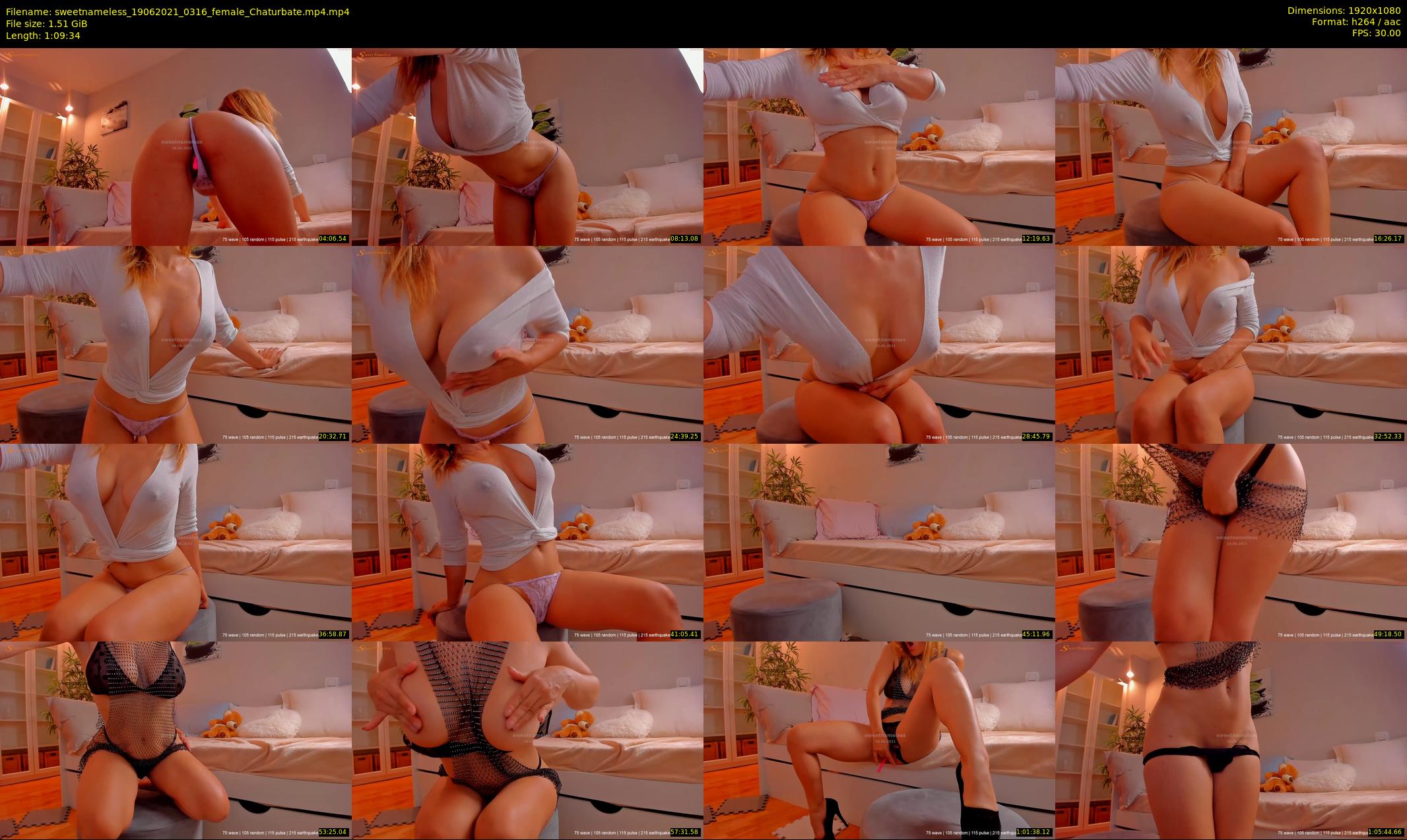 sweetnameless — 70 minute Chaturbate couple cam show recording, 1080p, Jun 19, 2021