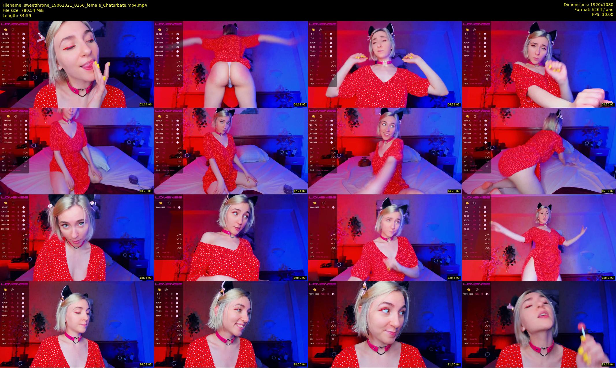 sweetthrone — 35 minute Chaturbate couple cam show recording, 1080p, Jun 19, 2021